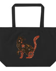 Purrfect: Large Organic Tote (Black)