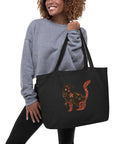 Purrfect: Large Organic Tote (Black)
