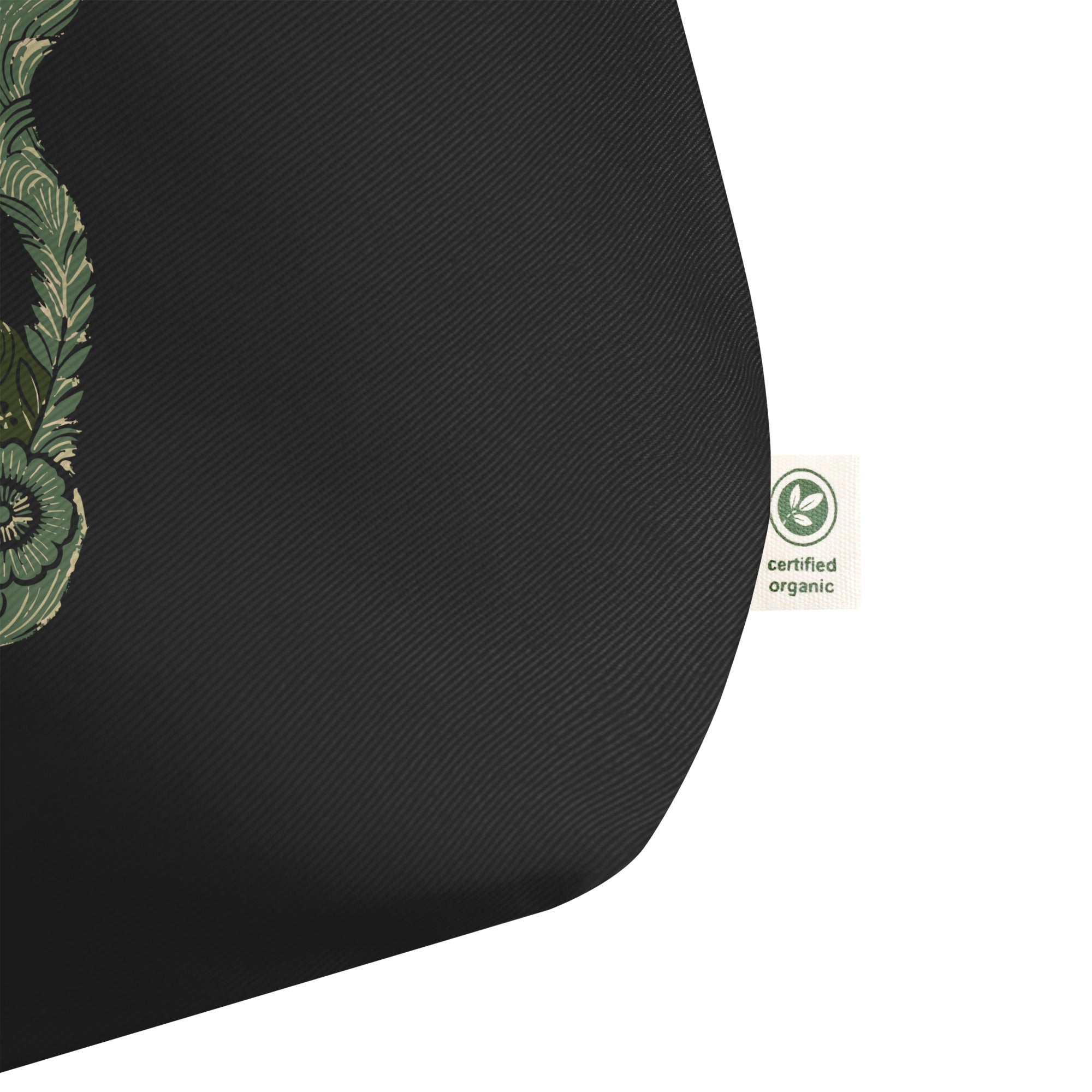 Purrfect: Large Organic Tote (Black)
