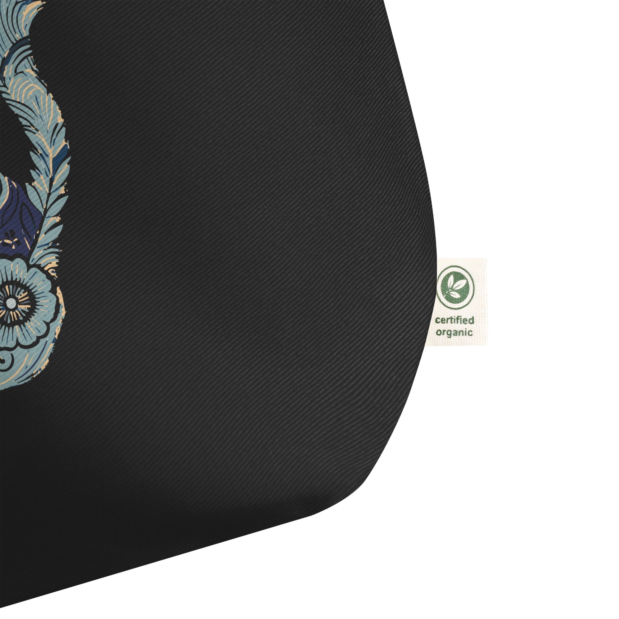 Purrfect: Large Organic Tote (Black)