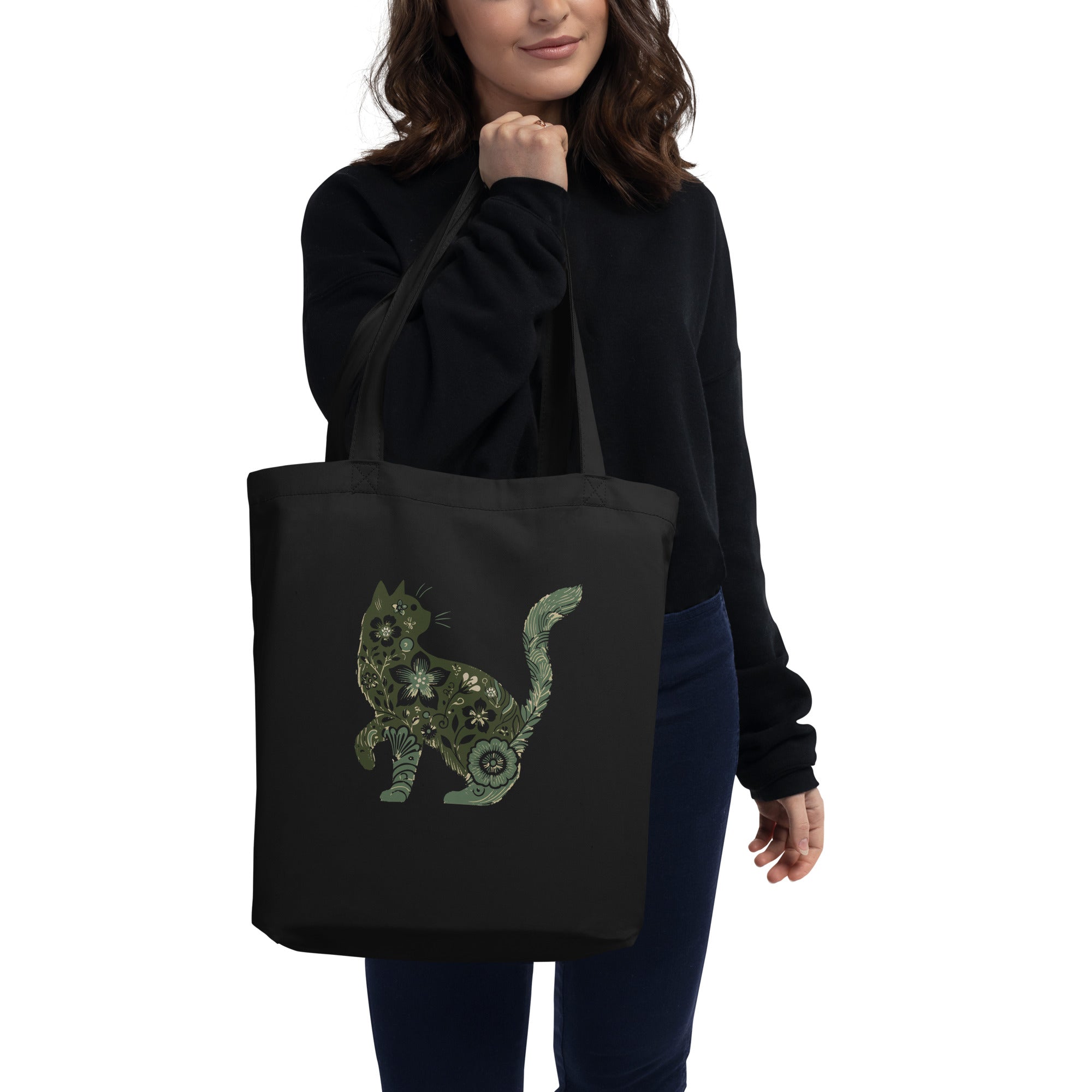 Purrfect: Organic Tote (Black)