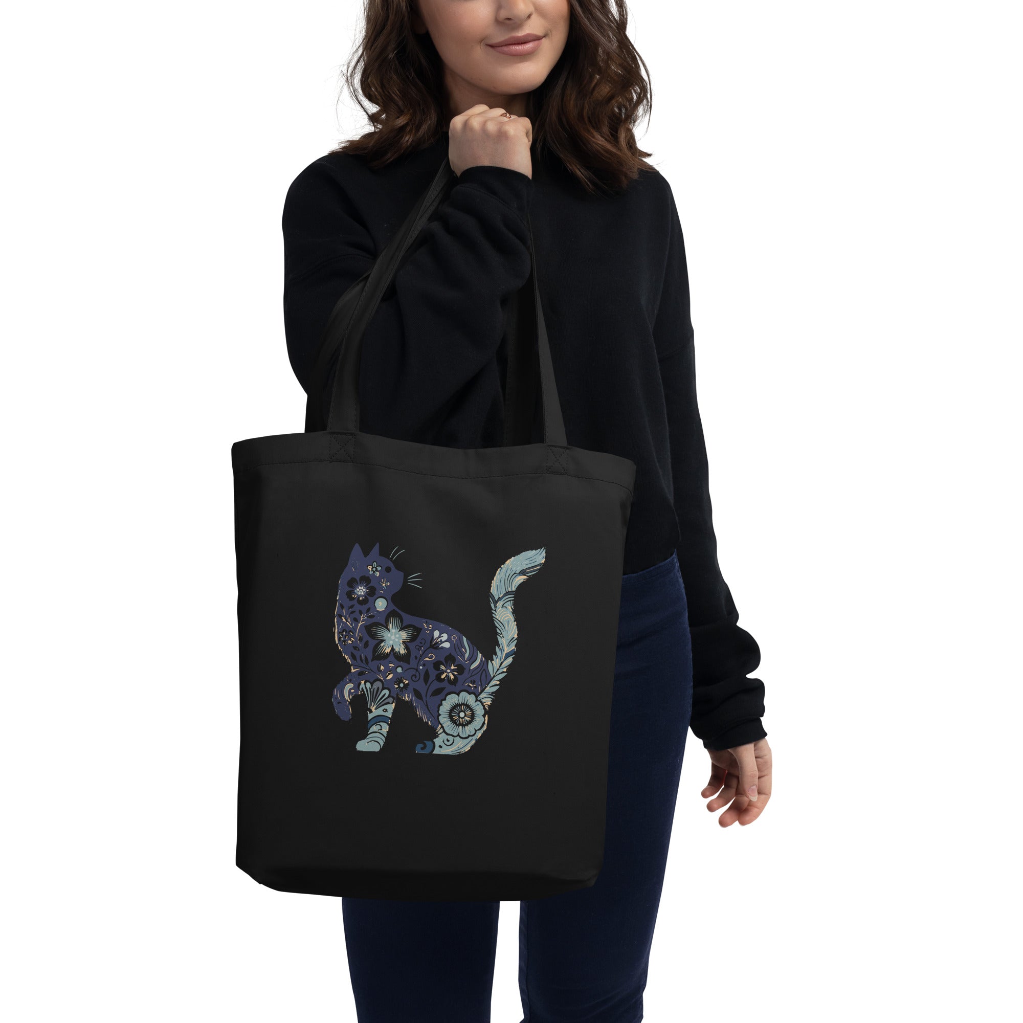Purrfect: Organic Tote (Black)