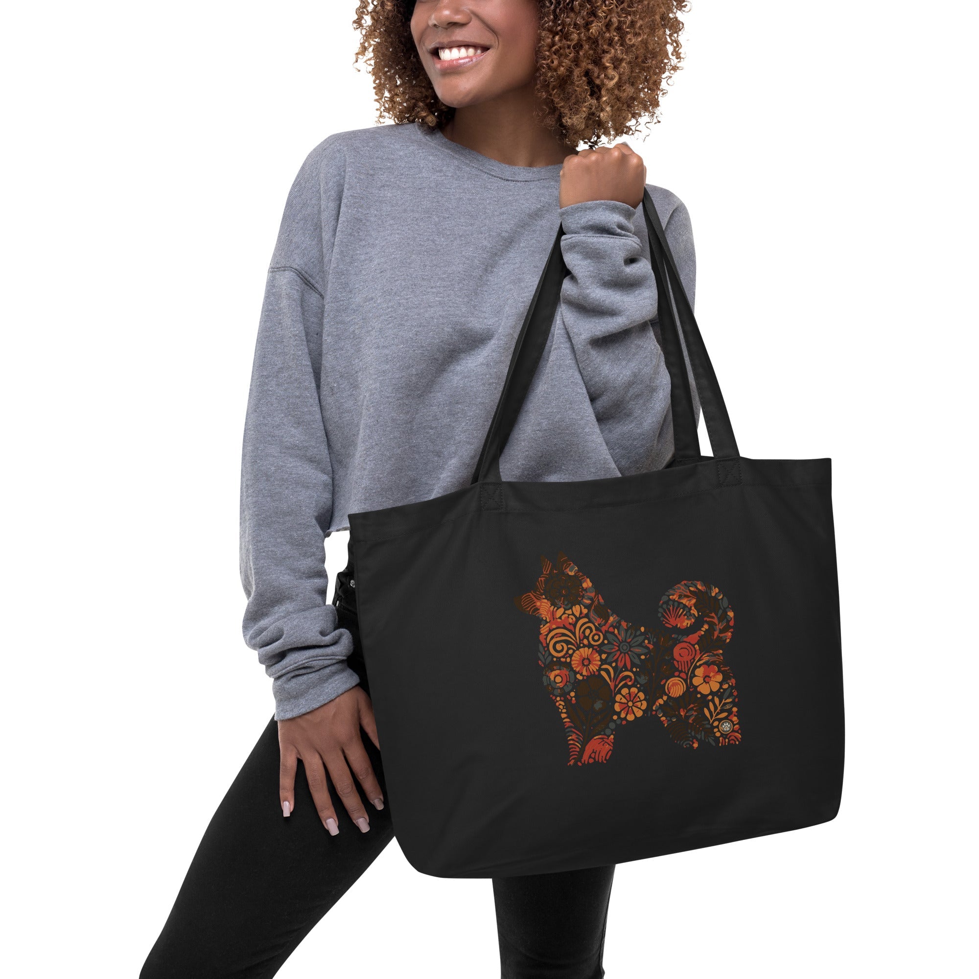 Wagnificent: Large Organic Tote (Black)