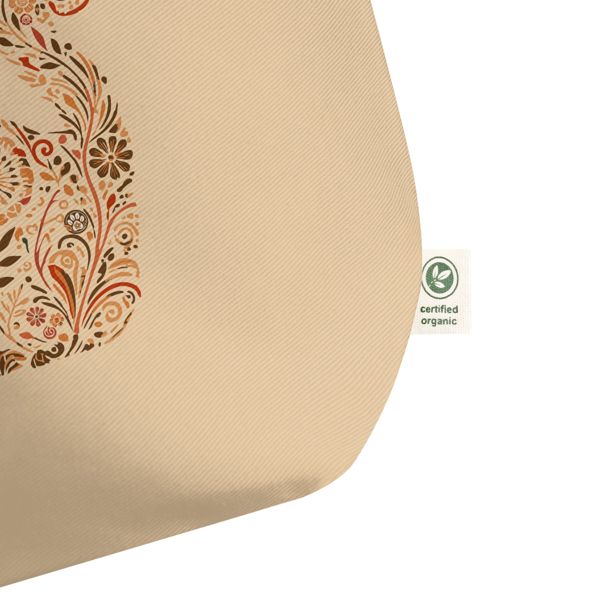 Catflix &amp; Chill: Large Organic Tote (Natural)
