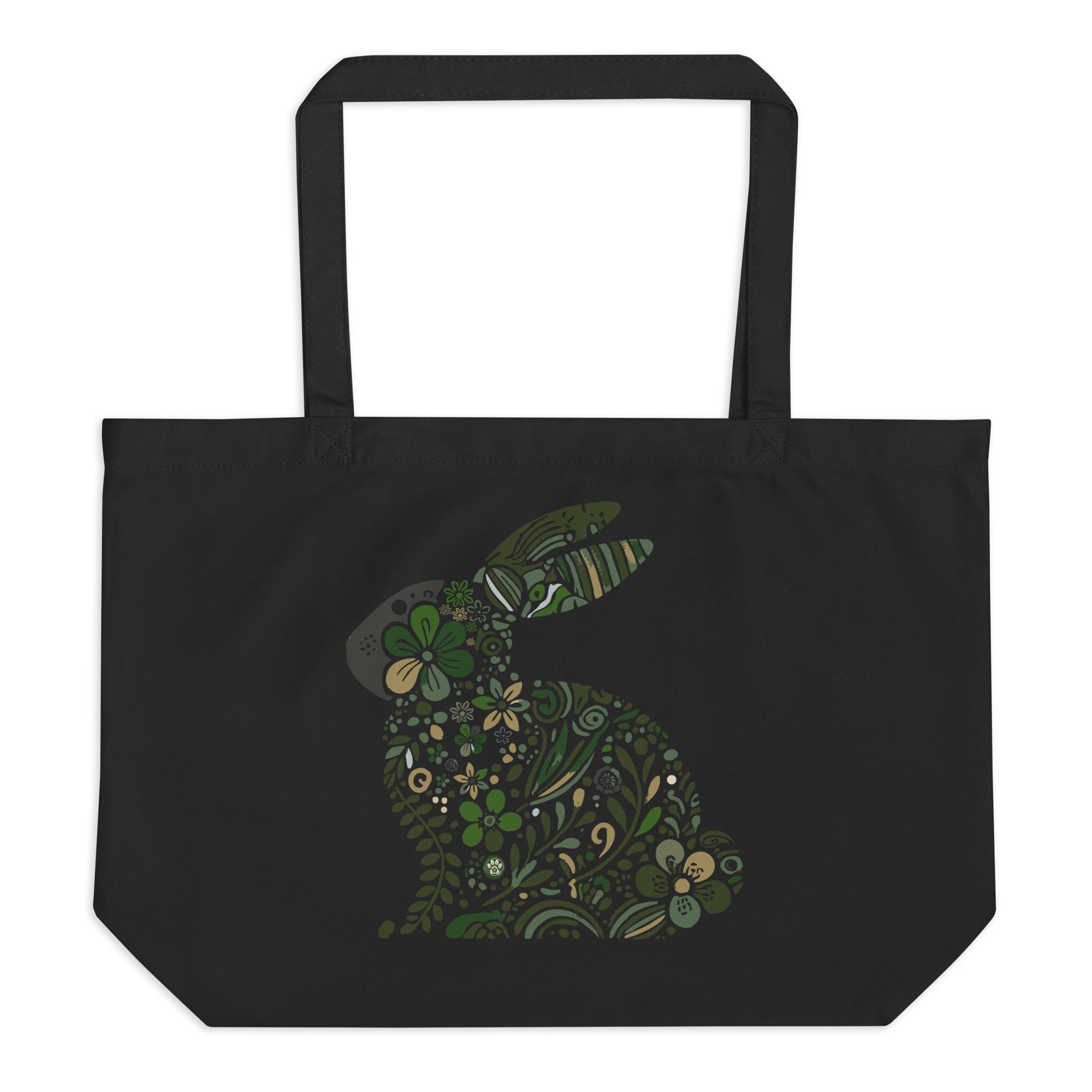 Hoptimist: Large Organic Tote (Black)