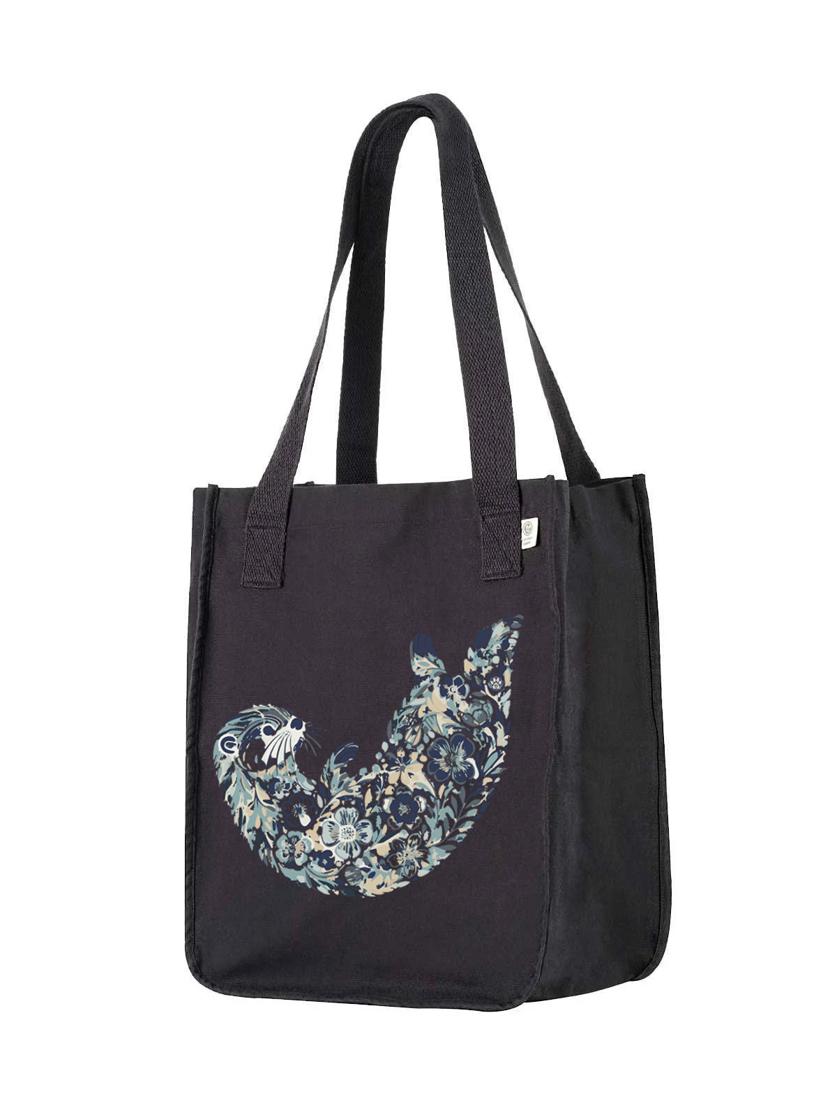 Drift and Let Drift: Organic Market Tote (Black)