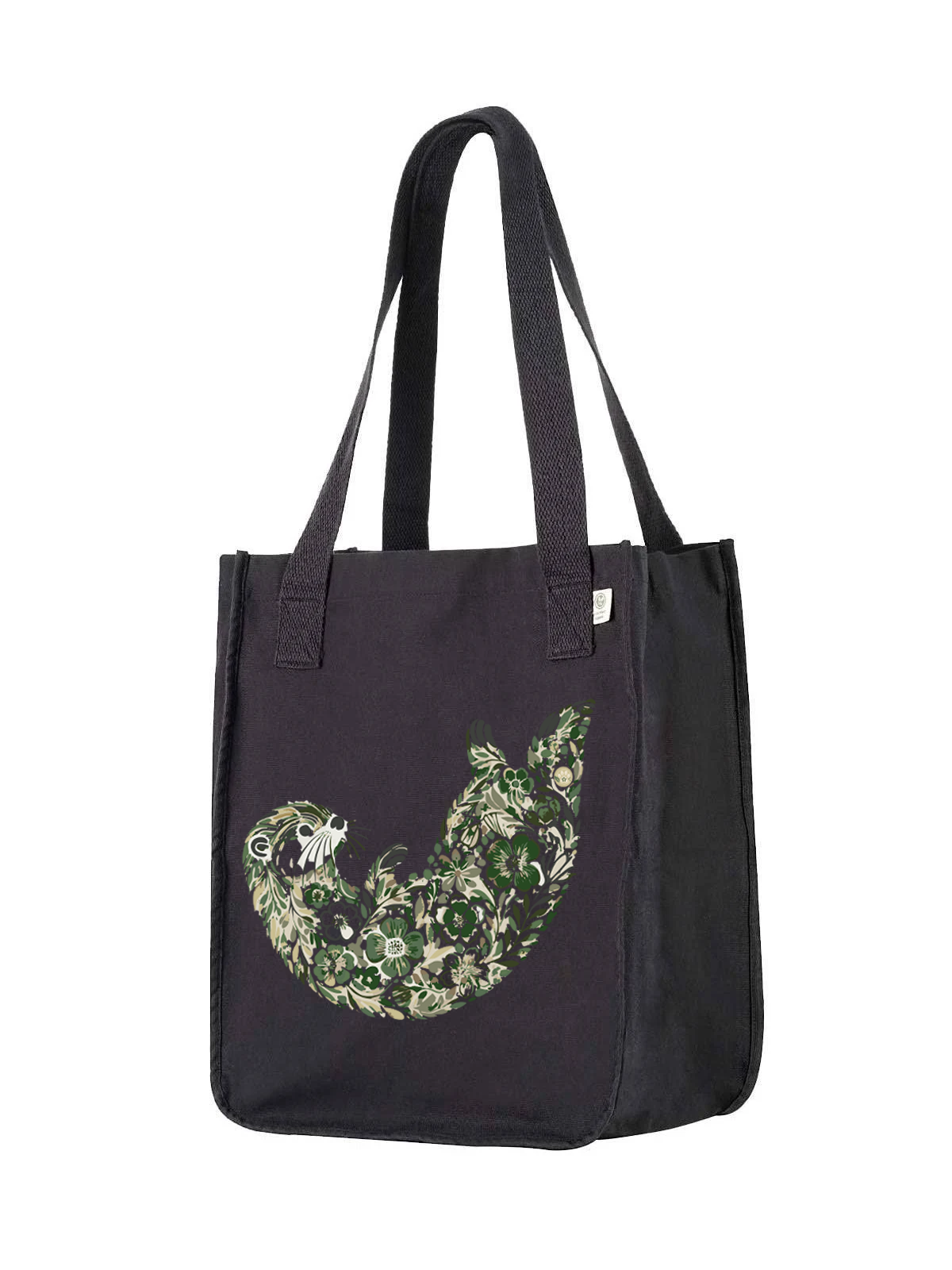 Drift and Let Drift: Organic Market Tote (Black)