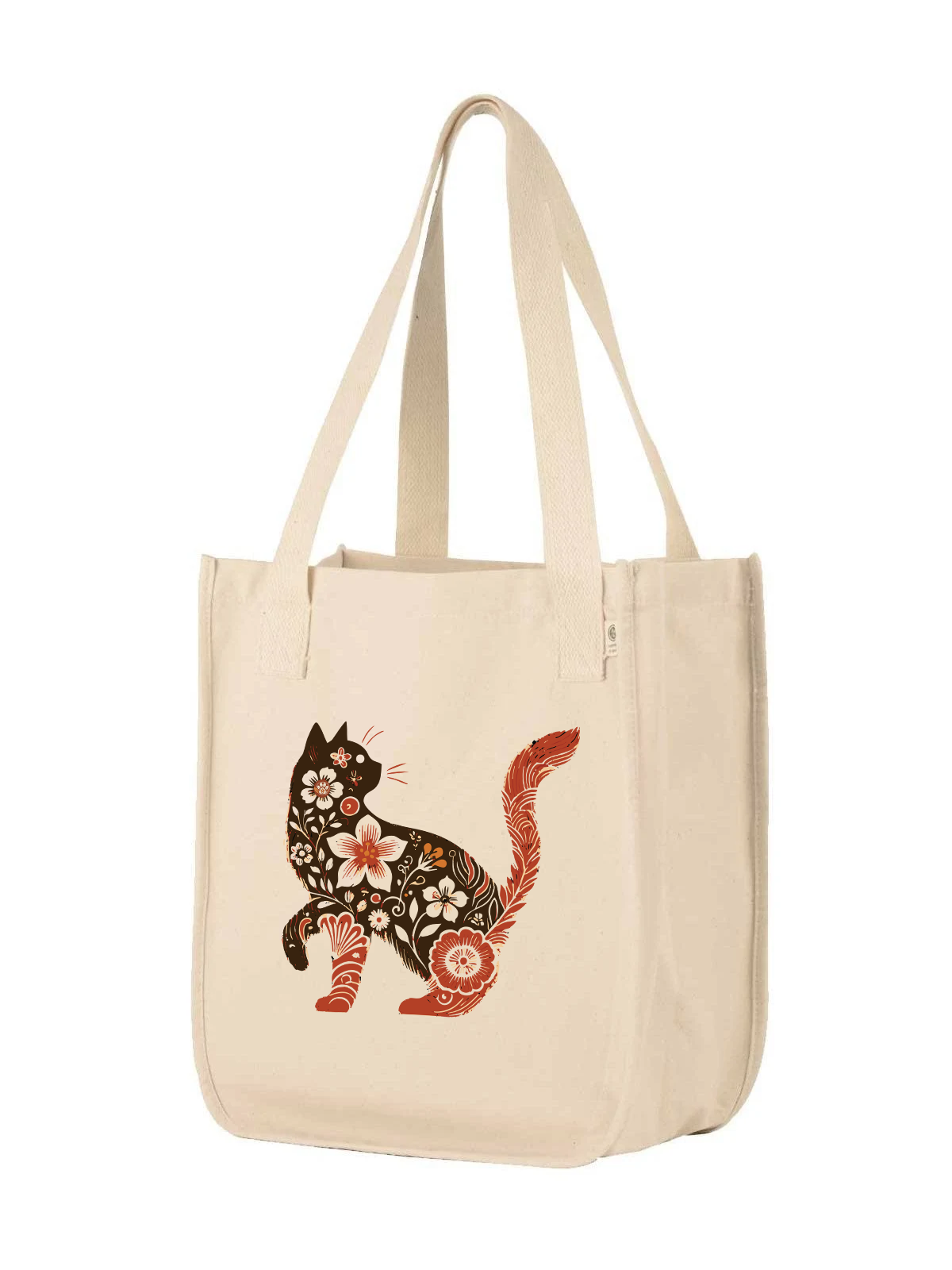 Purrfect: Organic Market Tote (Natural)