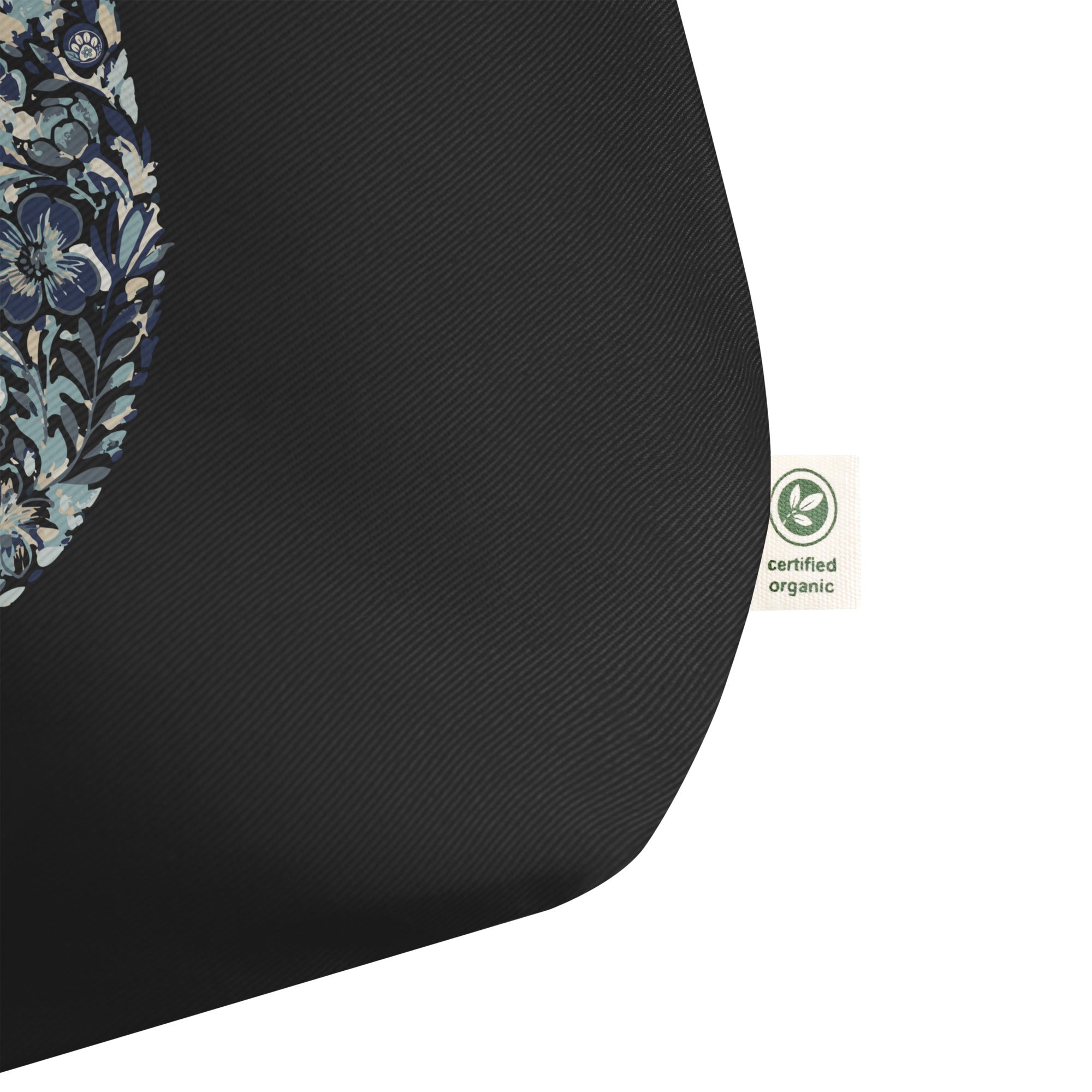 Drift and Let Drift: Large Organic Tote (Black)