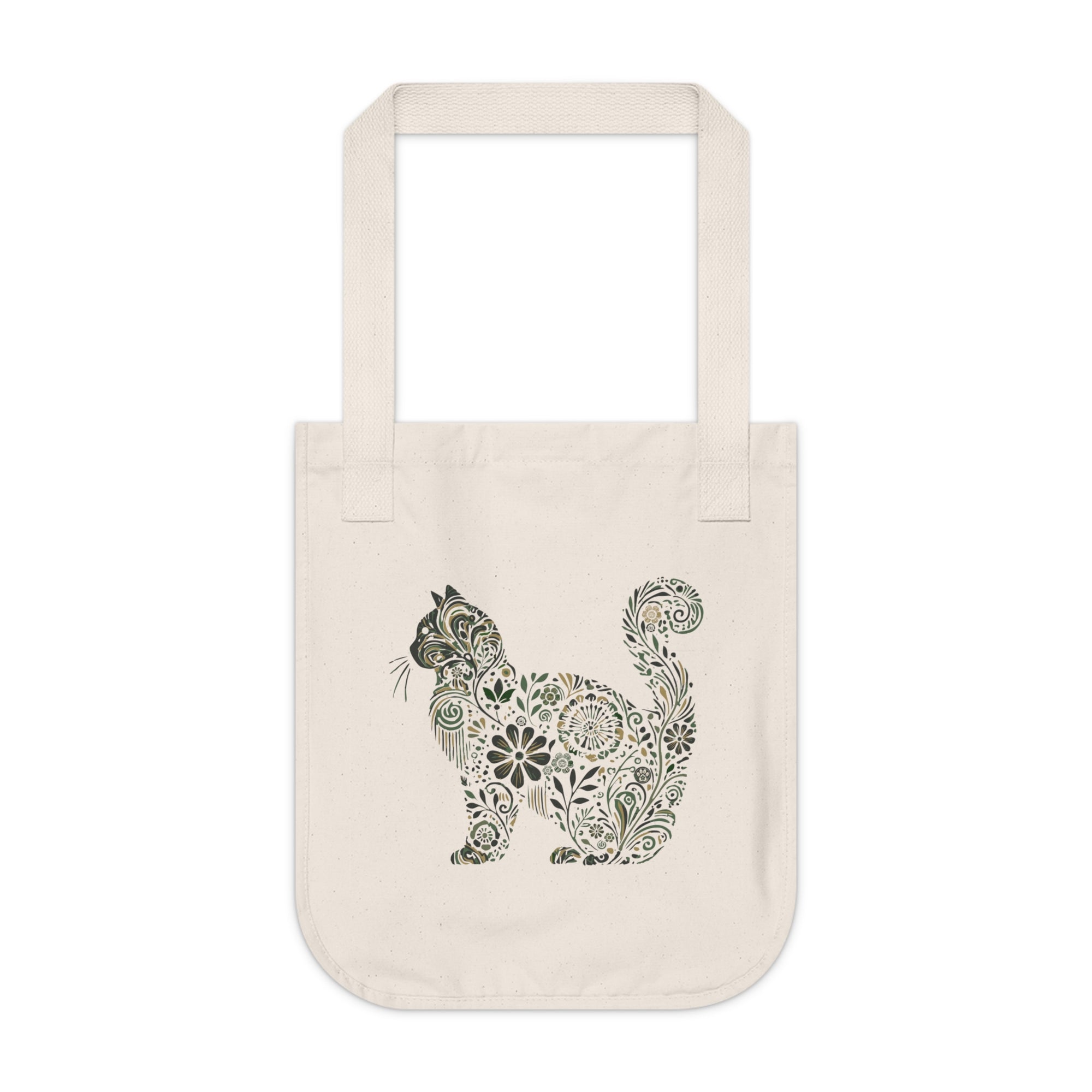 Catflix &amp; Chill: Organic Market Tote (Natural)