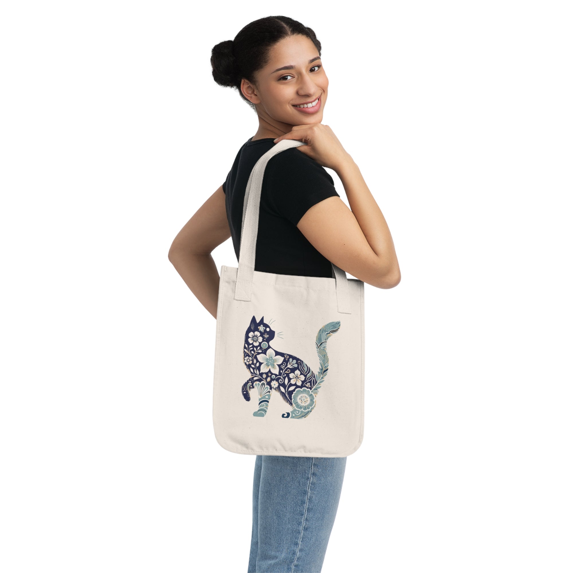 Purrfect: Organic Market Tote (Natural)