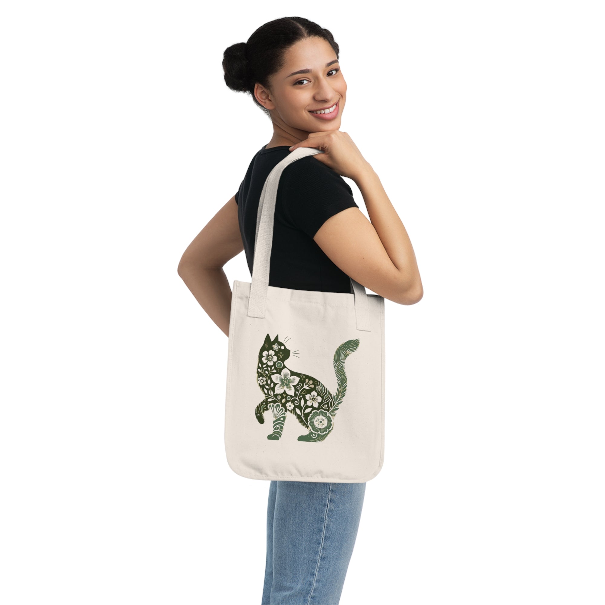 Purrfect: Organic Market Tote (Natural)