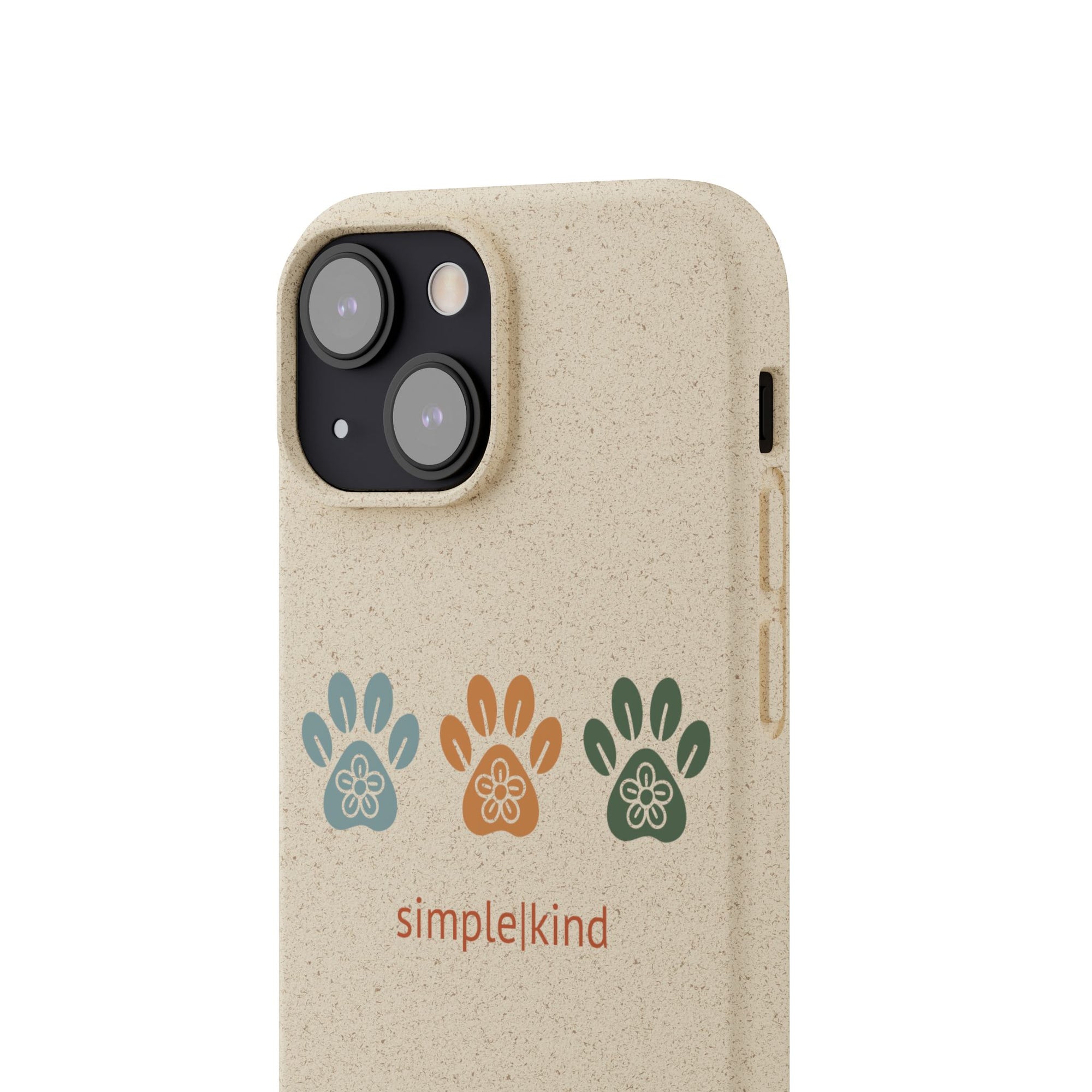 Simple Paws: Biodegradable iPhone Case