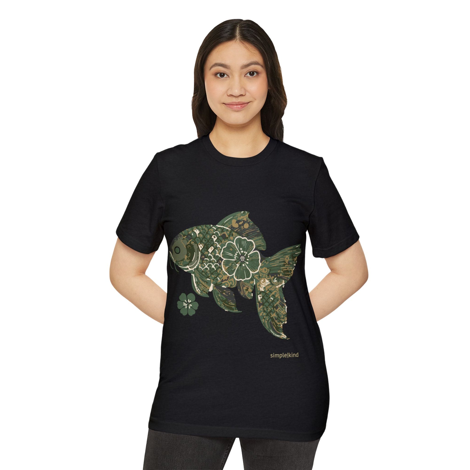 Fishionista: Organic+Recycled Unisex Eco-Tee