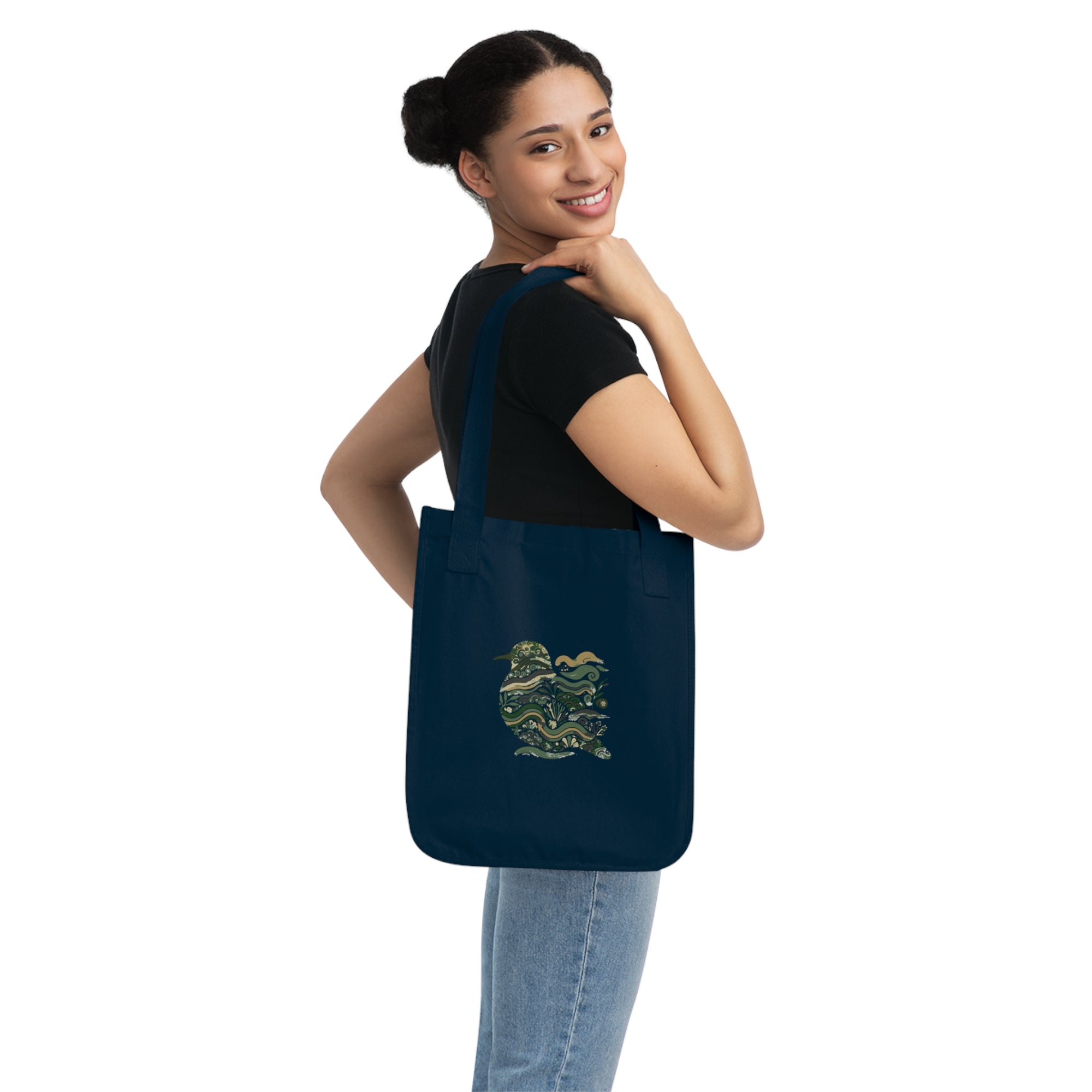 Featherweather: Organic Market Tote (Navy)