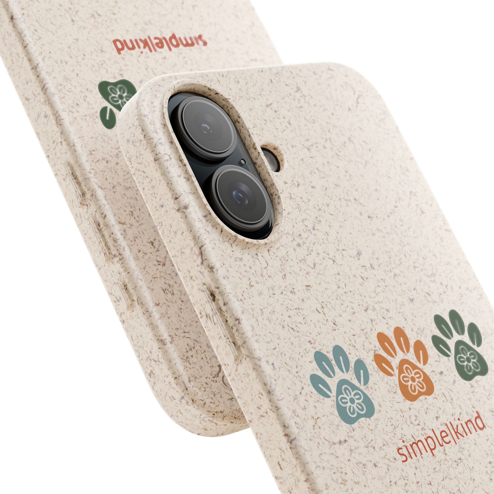Simple Paws: Biodegradable iPhone Case