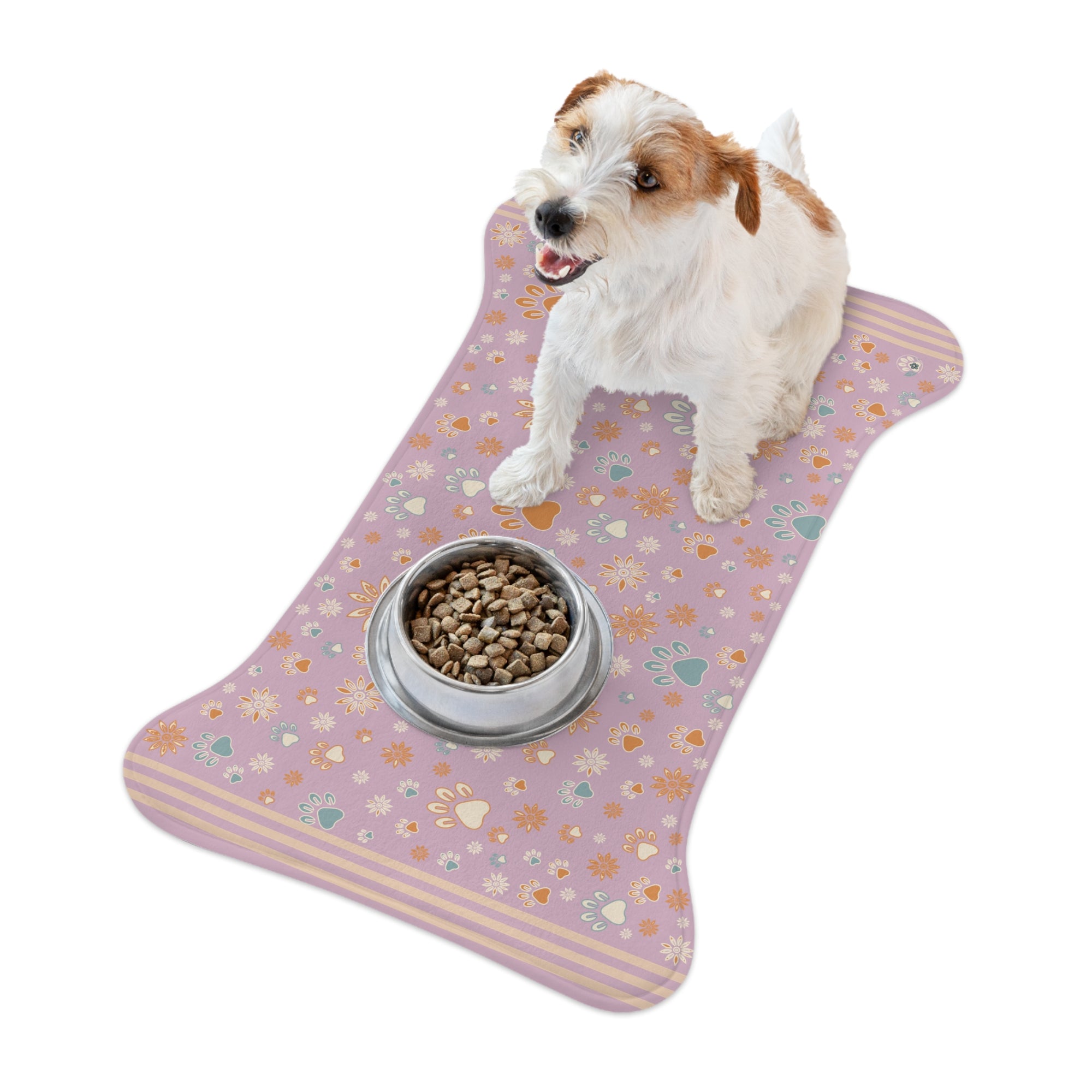 Wildbloom Walk: Fish / Bone Pet Feeding (or napping) Mat