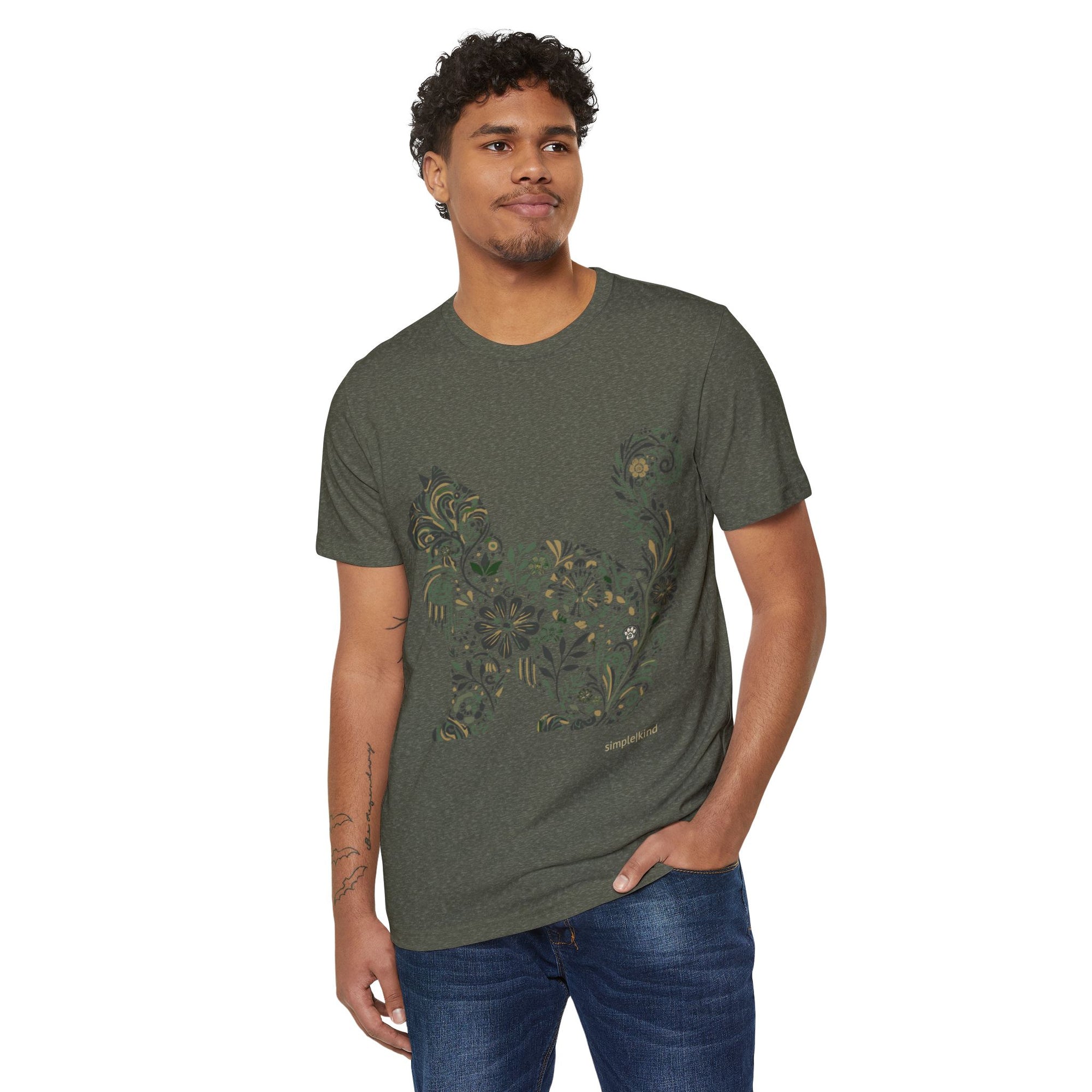 Catflix &amp; Chill: Organic+Recycled Unisex Eco-Tee