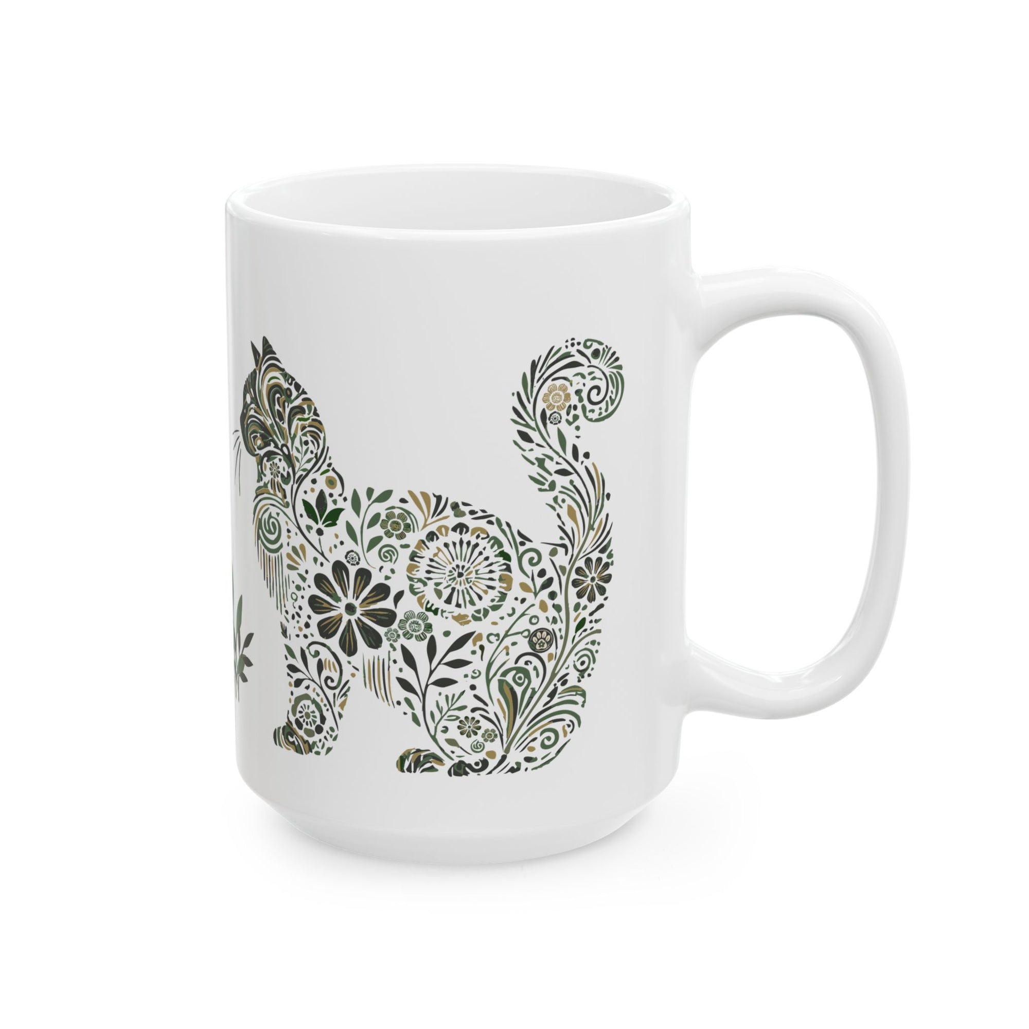 Catflix &amp; Chill: Right-Handed Mug