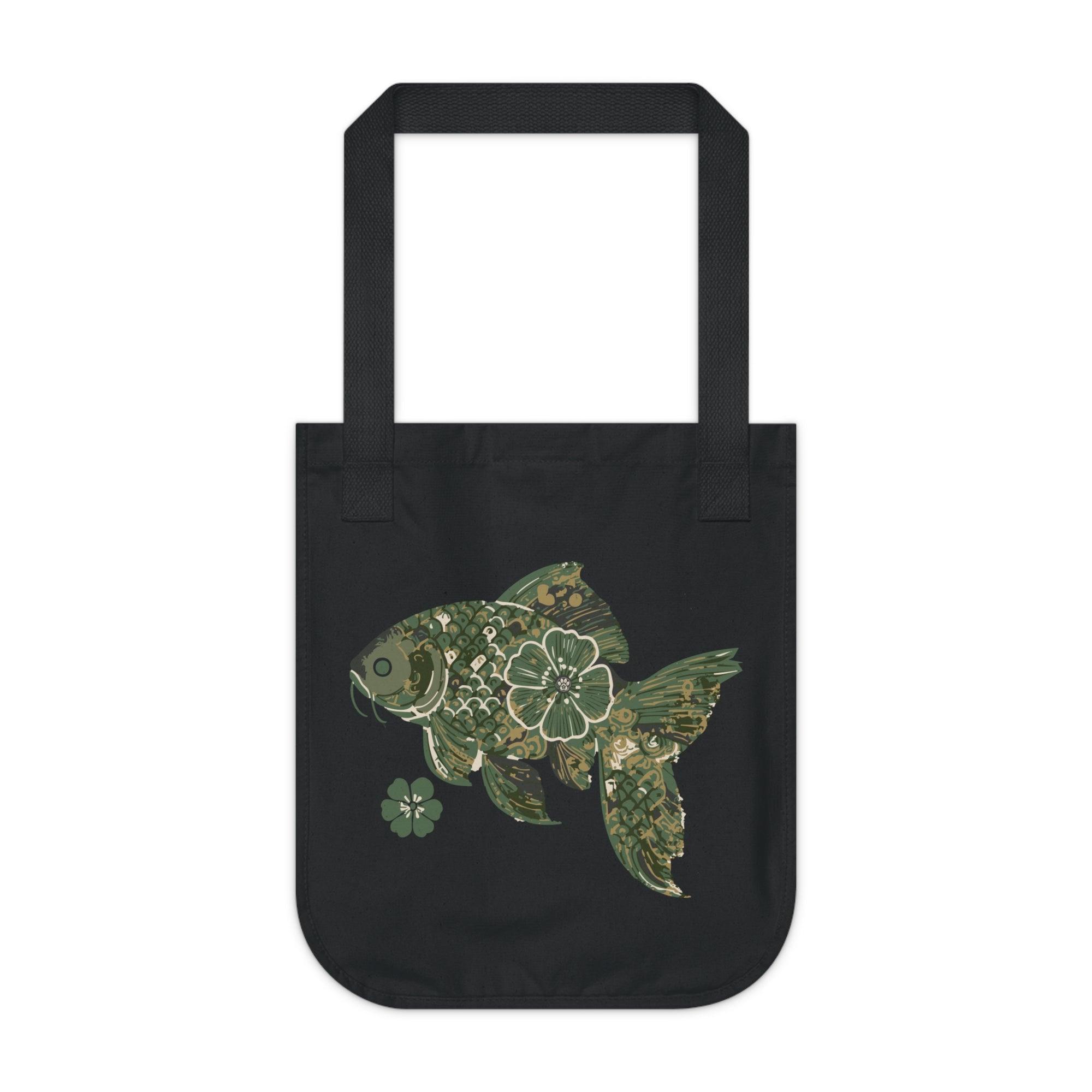 Fishionista: Organic Market Tote (Black)