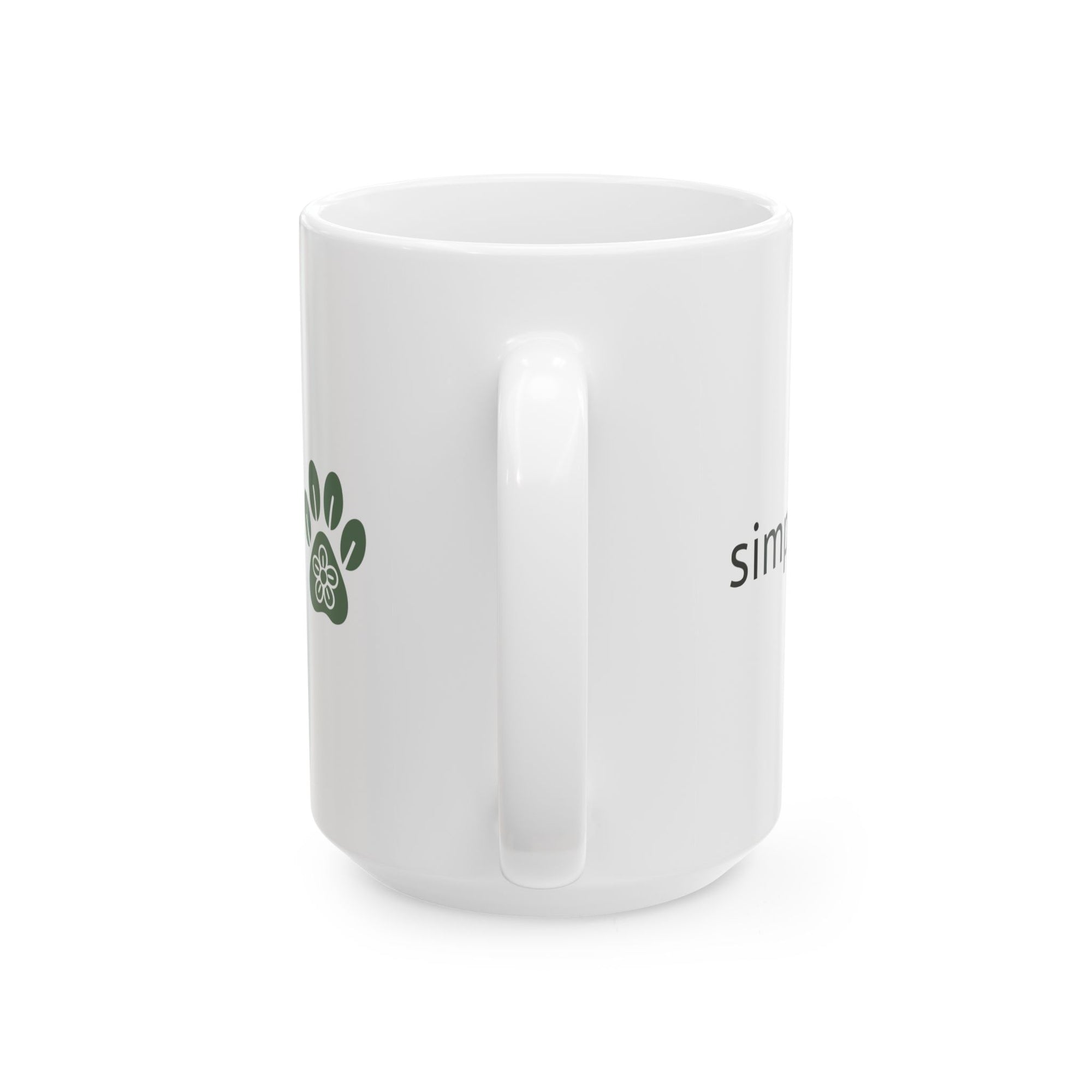 Simple Paws: Right-Handed Mug