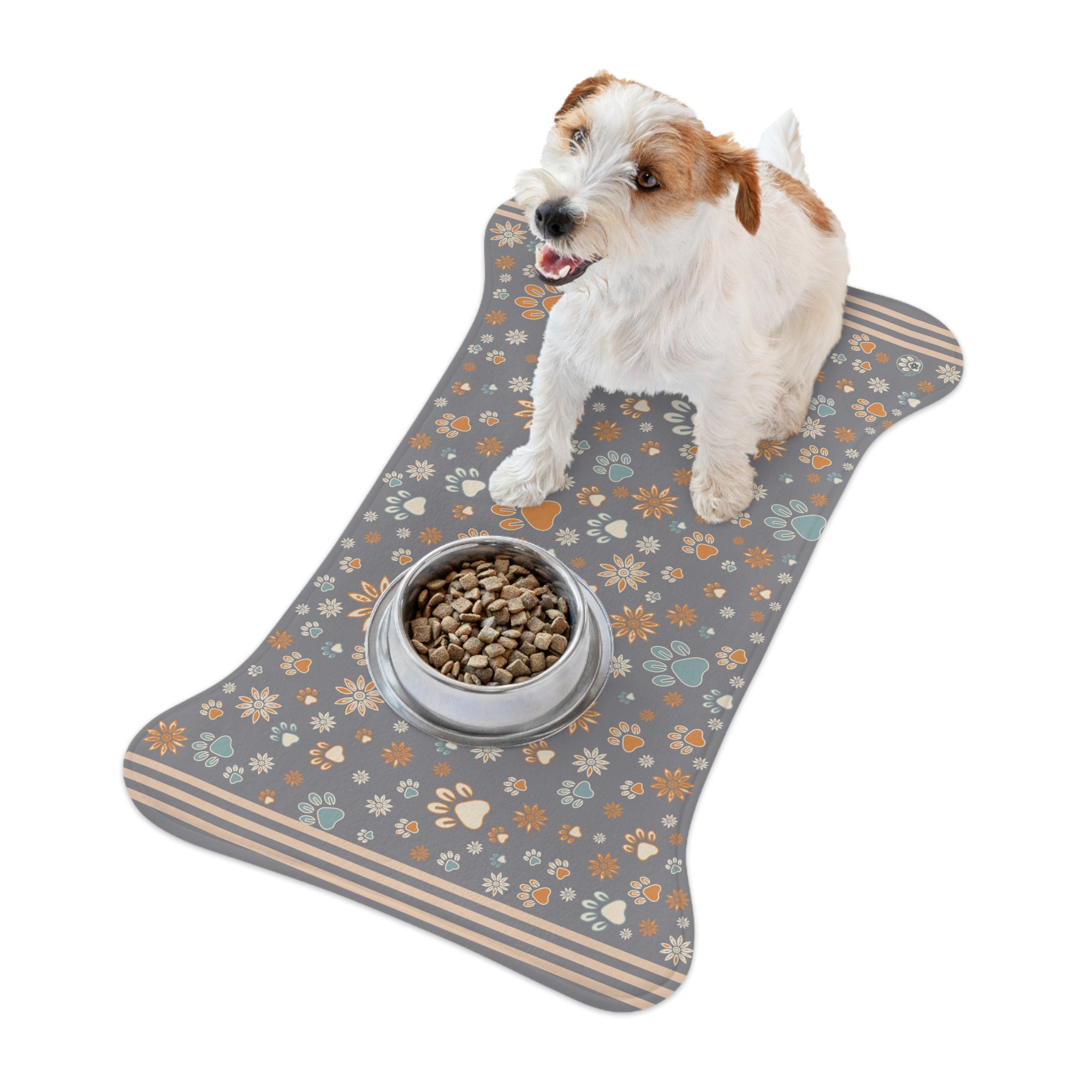 Wildbloom Walk: Fish / Bone Pet Feeding (or napping) Mat