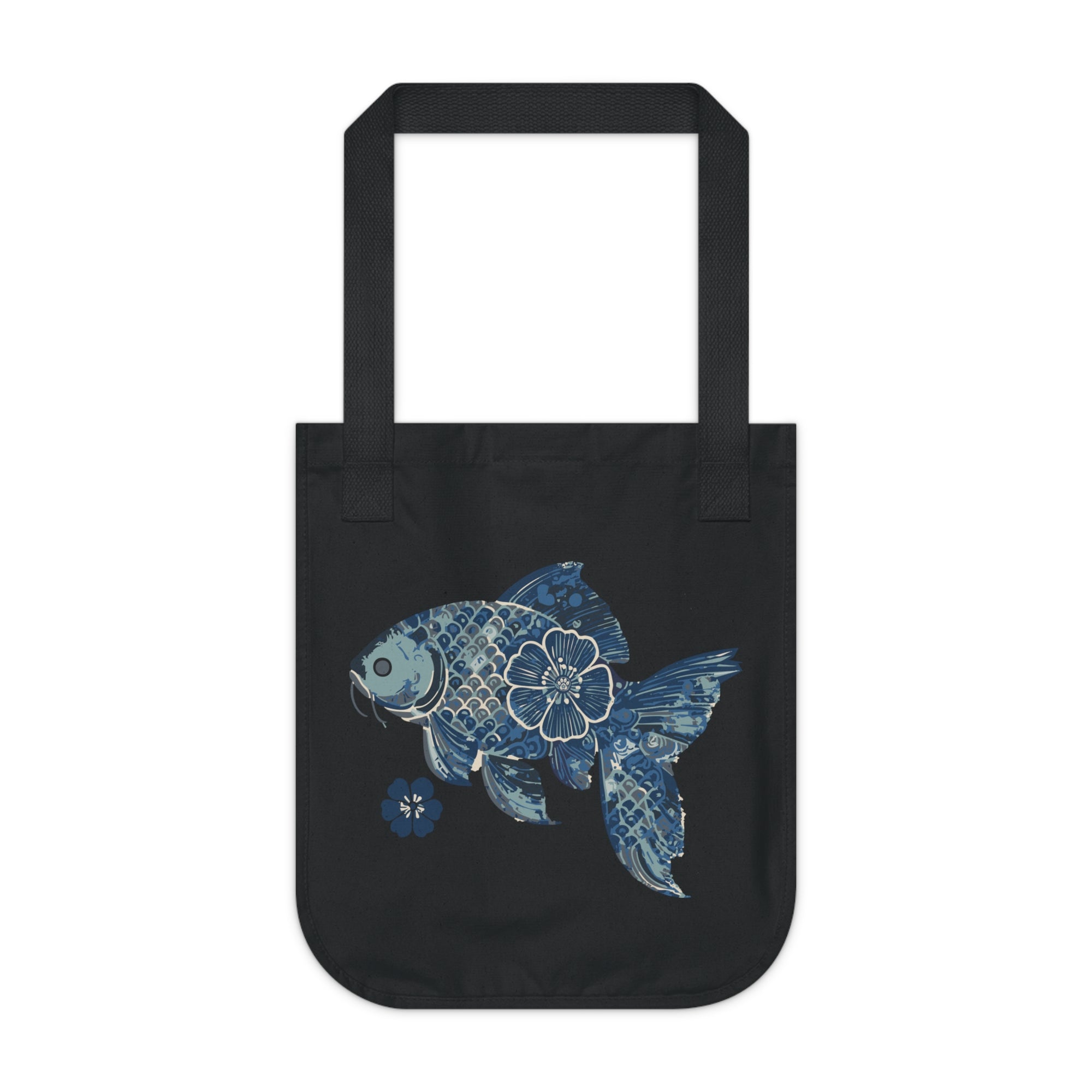 Fishionista: Organic Market Tote (Black)