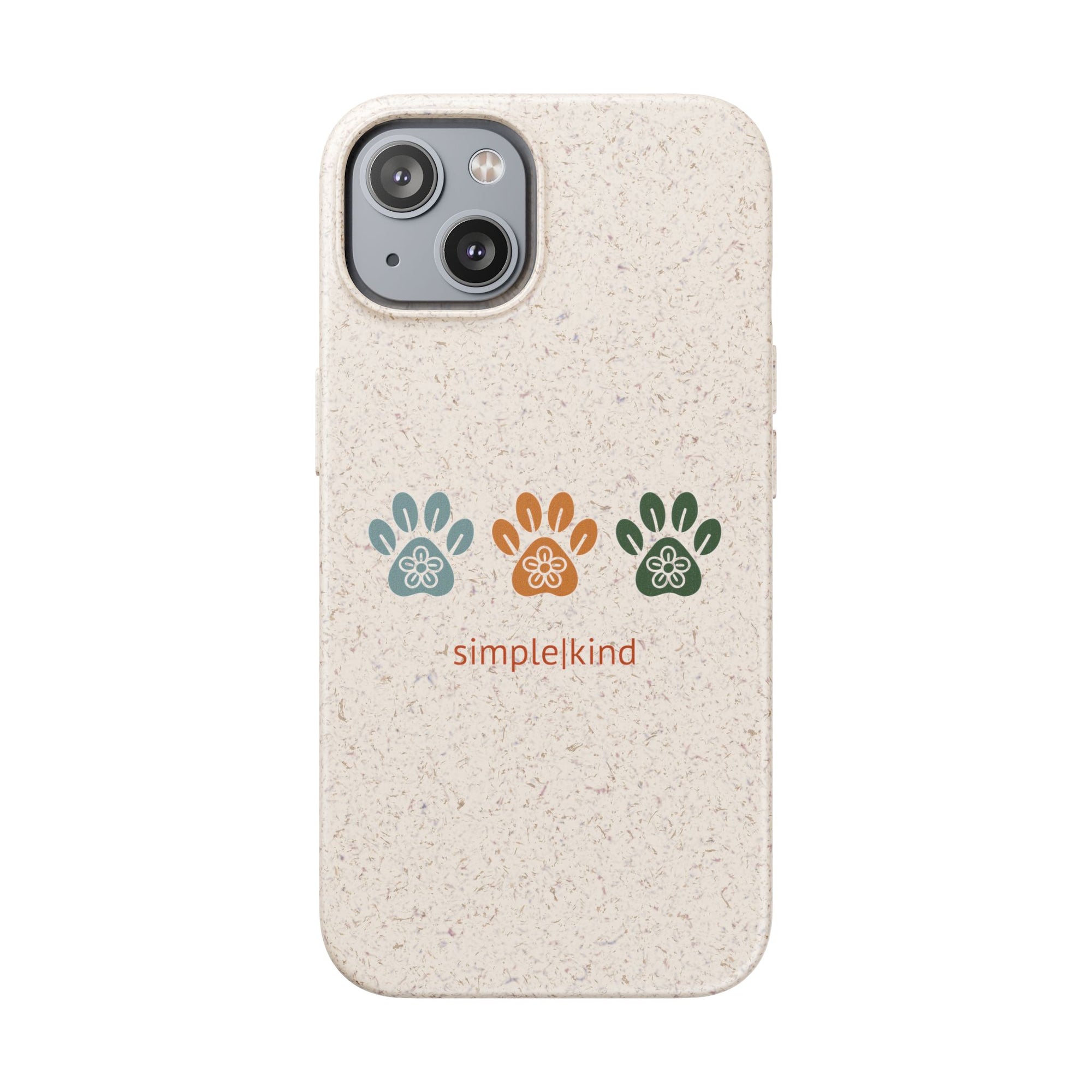 Simple Paws: Biodegradable iPhone Case