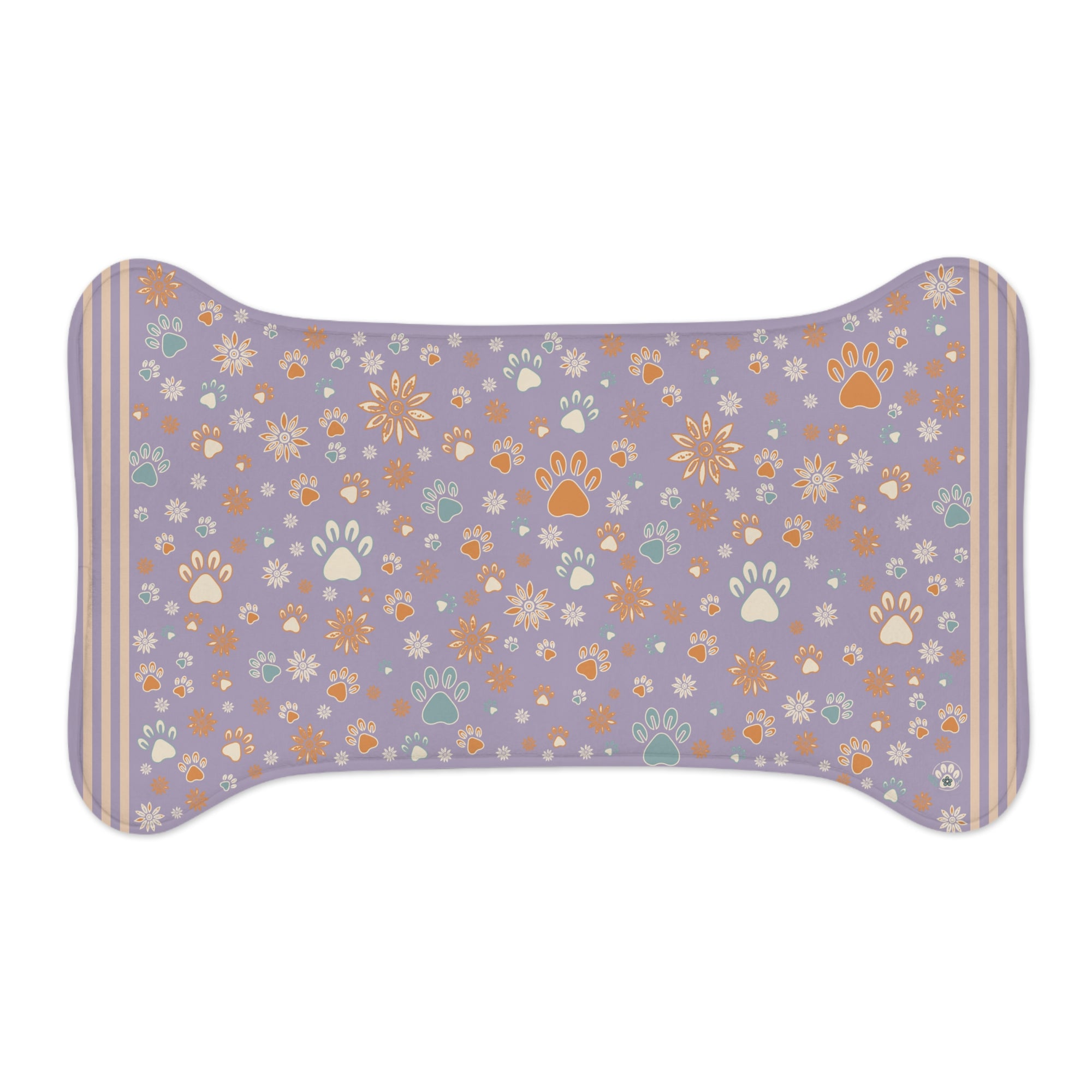 Wildbloom Walk: Fish / Bone Pet Feeding (or napping) Mat