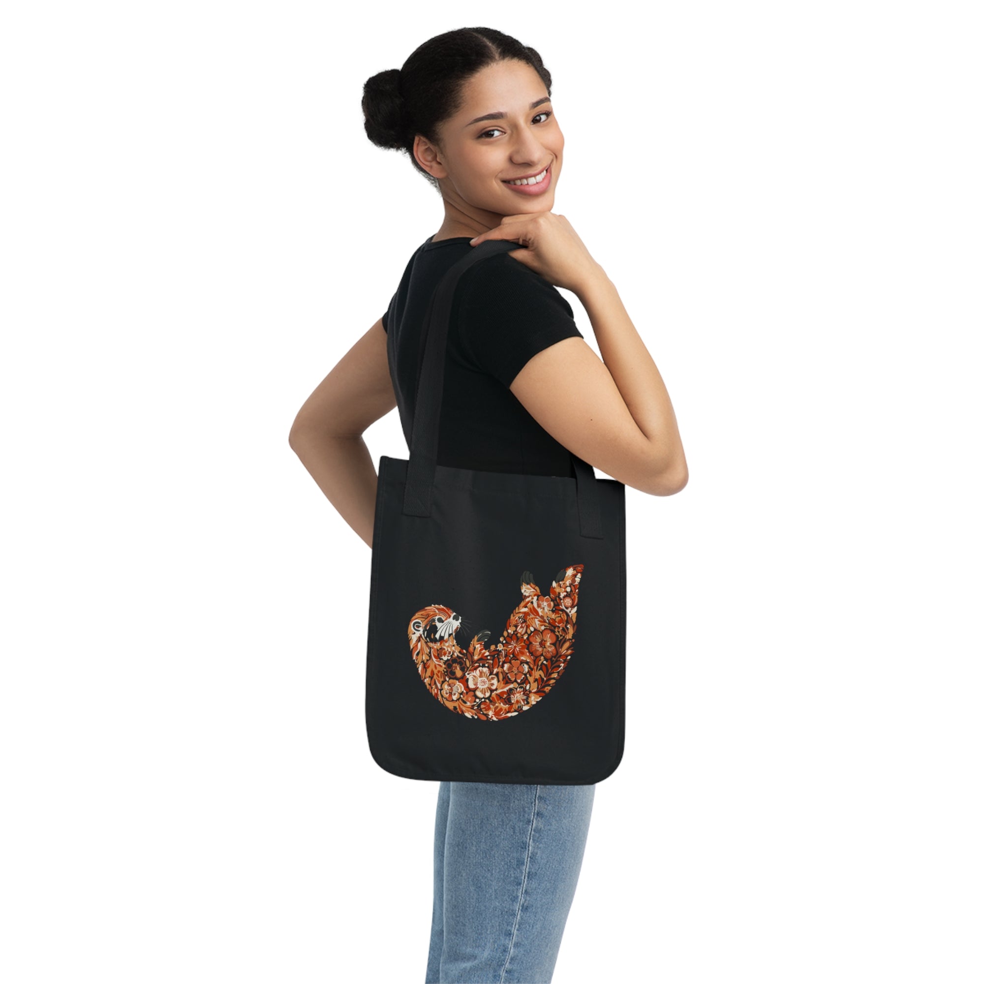 Drift and Let Drift: Organic Market Tote (Black)