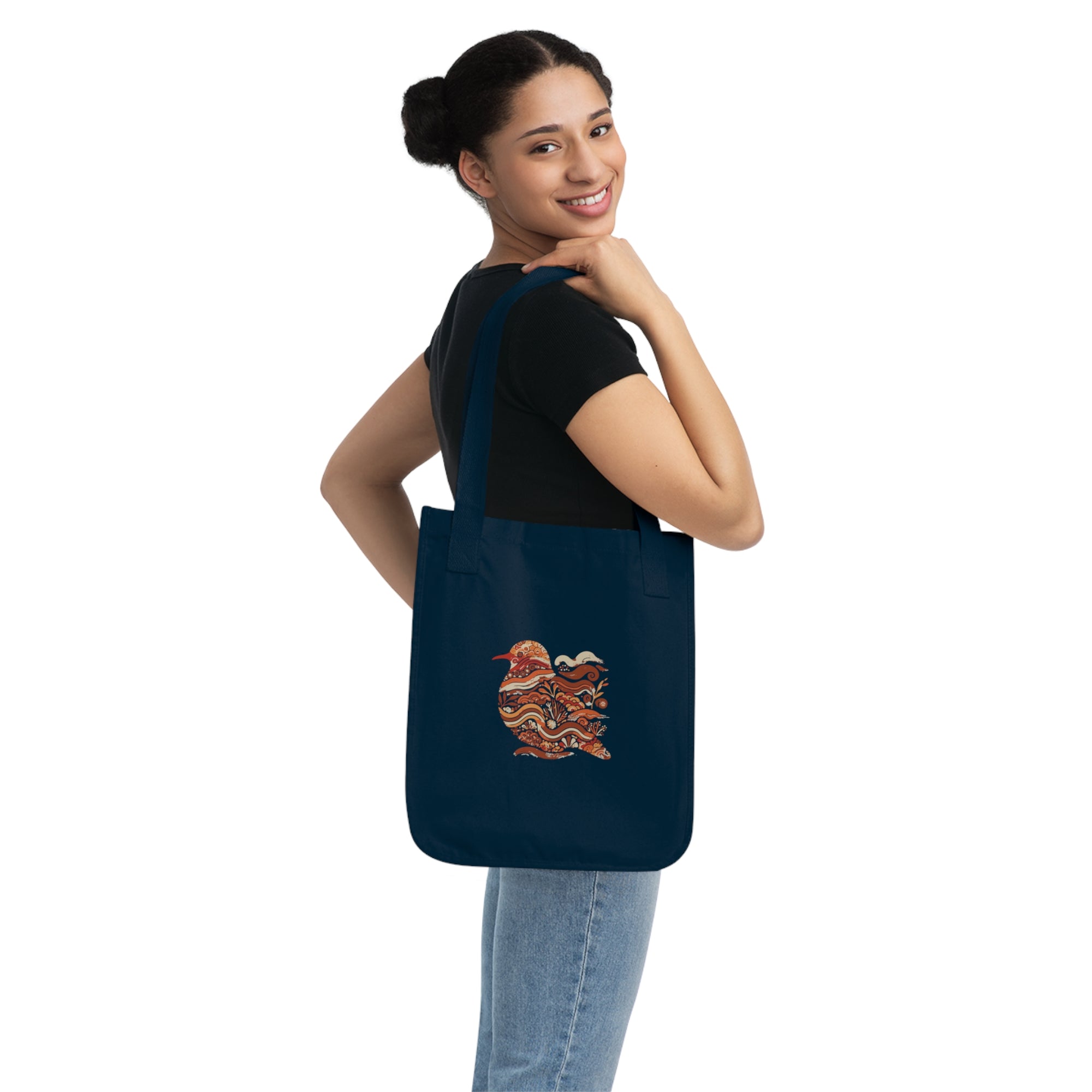 Featherweather: Organic Market Tote (Navy)