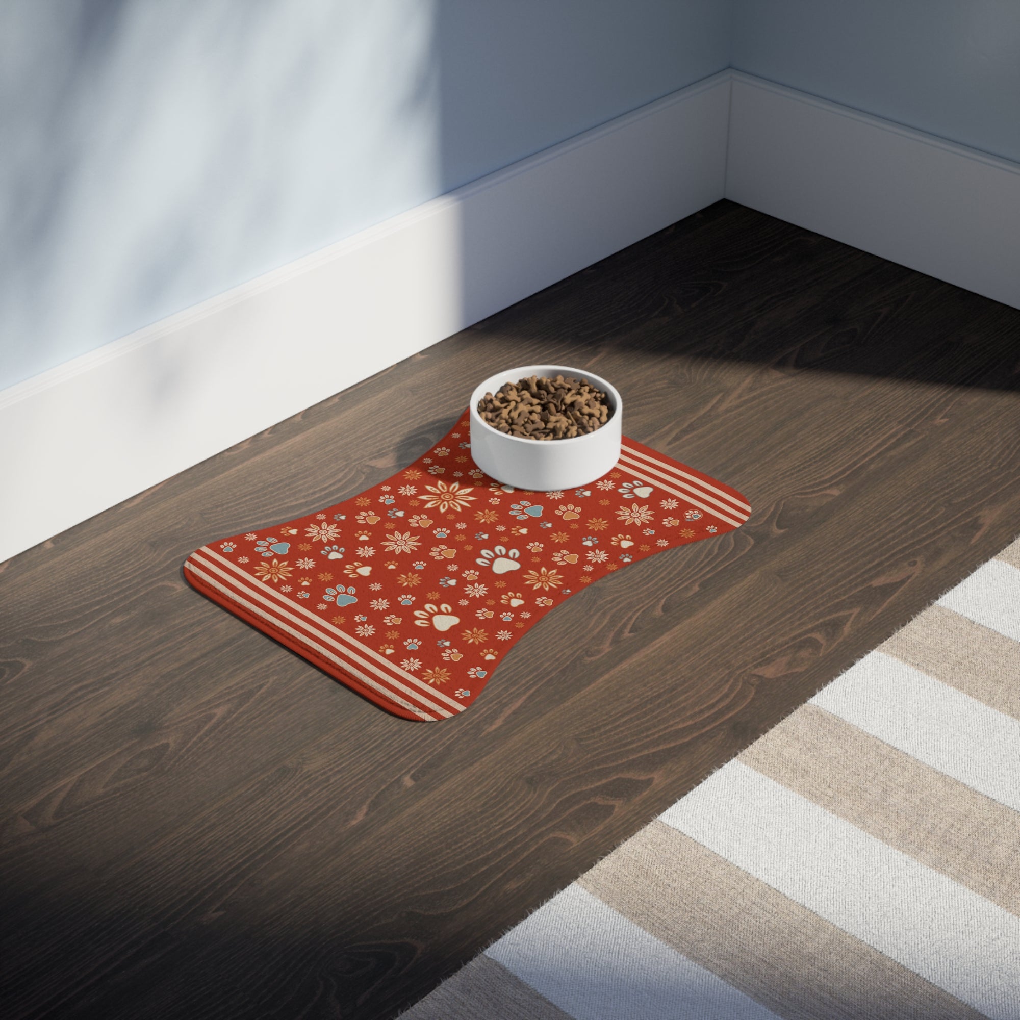 Wildbloom Walk: Fish / Bone Pet Feeding (or napping) Mat