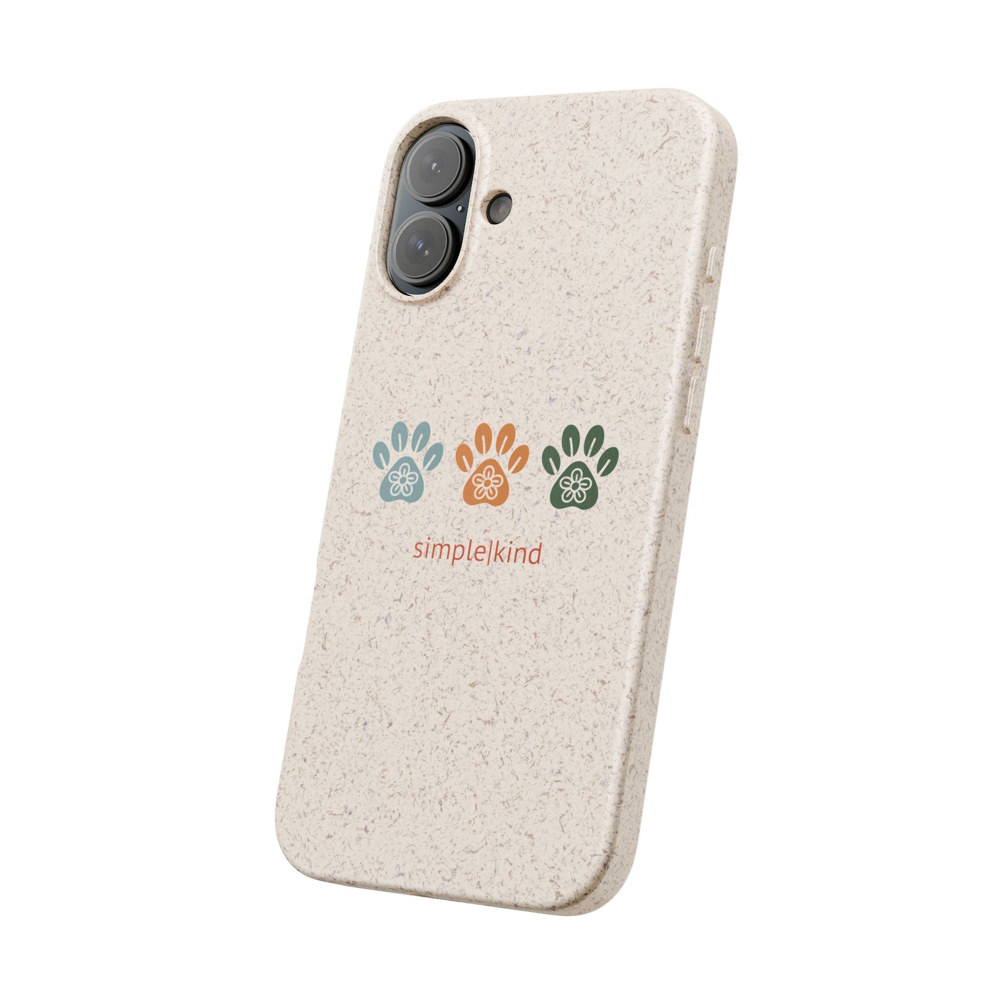 Simple Paws: Biodegradable iPhone Case