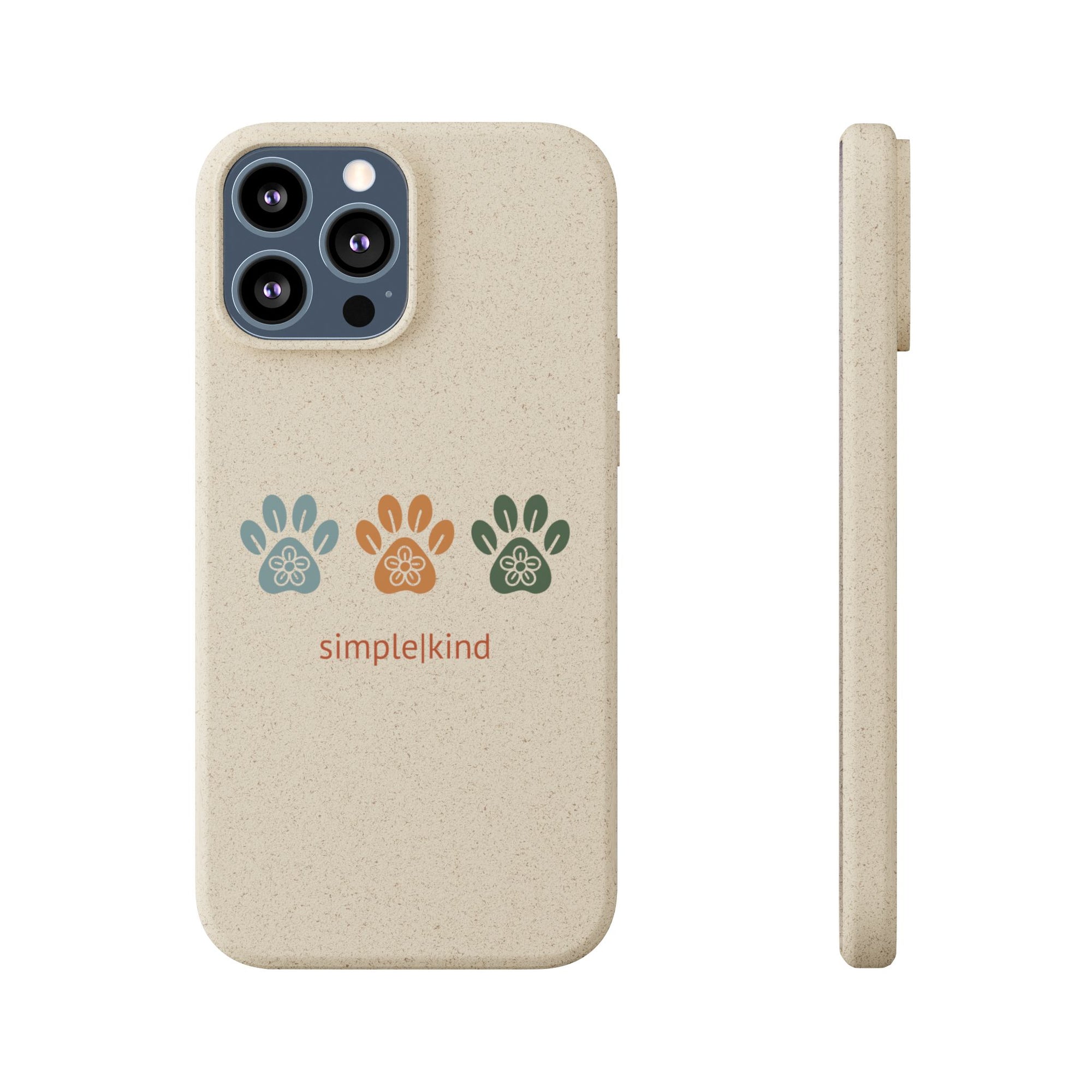Simple Paws: Biodegradable iPhone Case