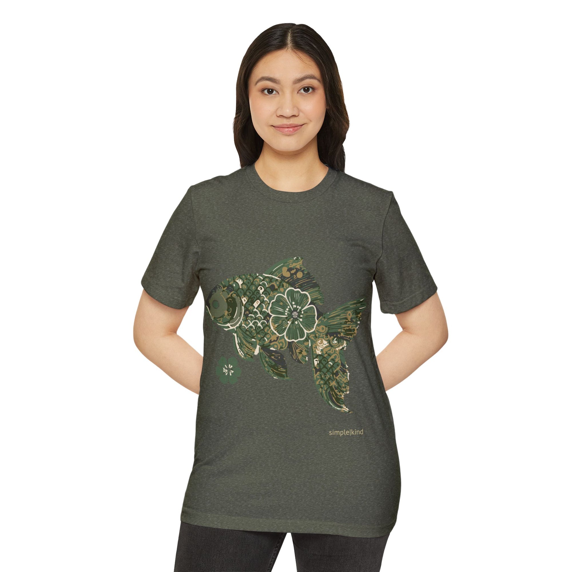 Fishionista: Organic+Recycled Unisex Eco-Tee