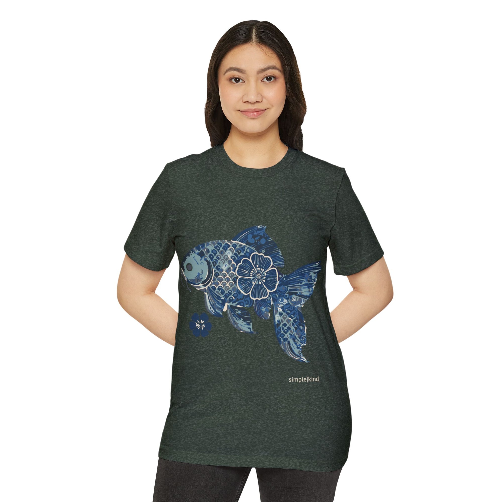 Fishionista: Organic+Recycled Unisex Eco-Tee