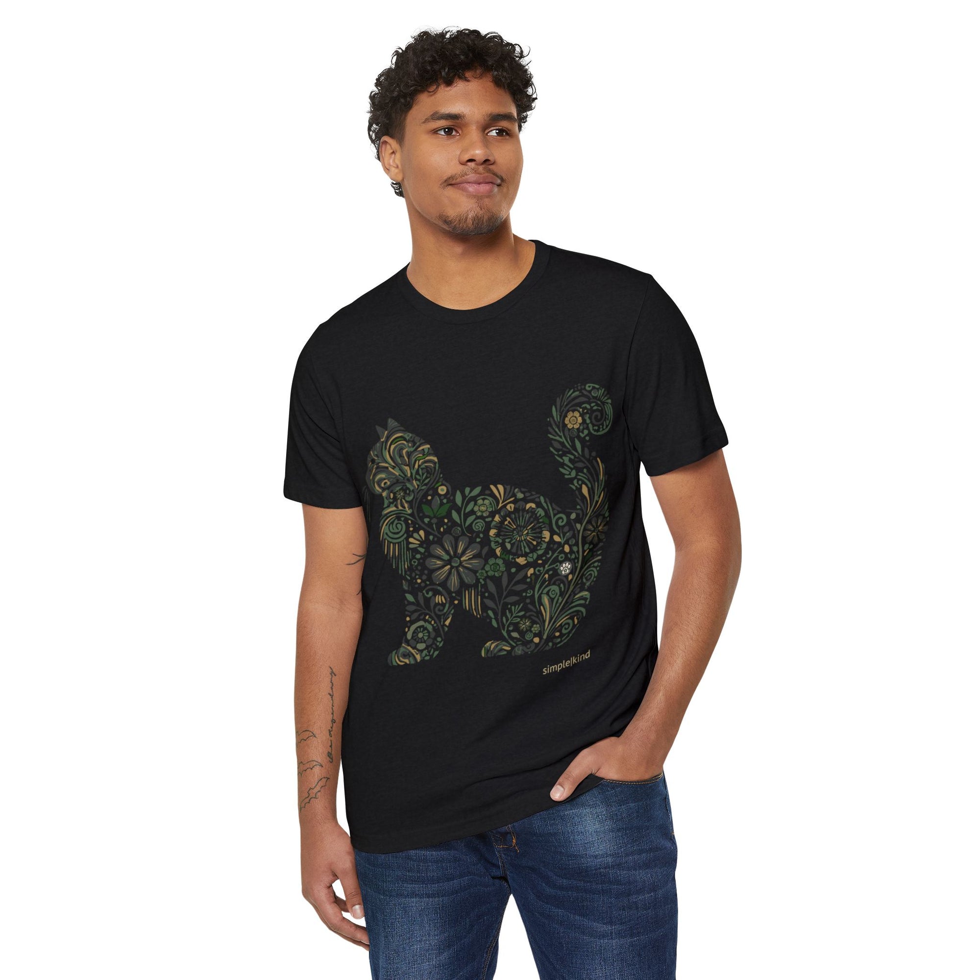 Catflix &amp; Chill: Organic+Recycled Unisex Eco-Tee