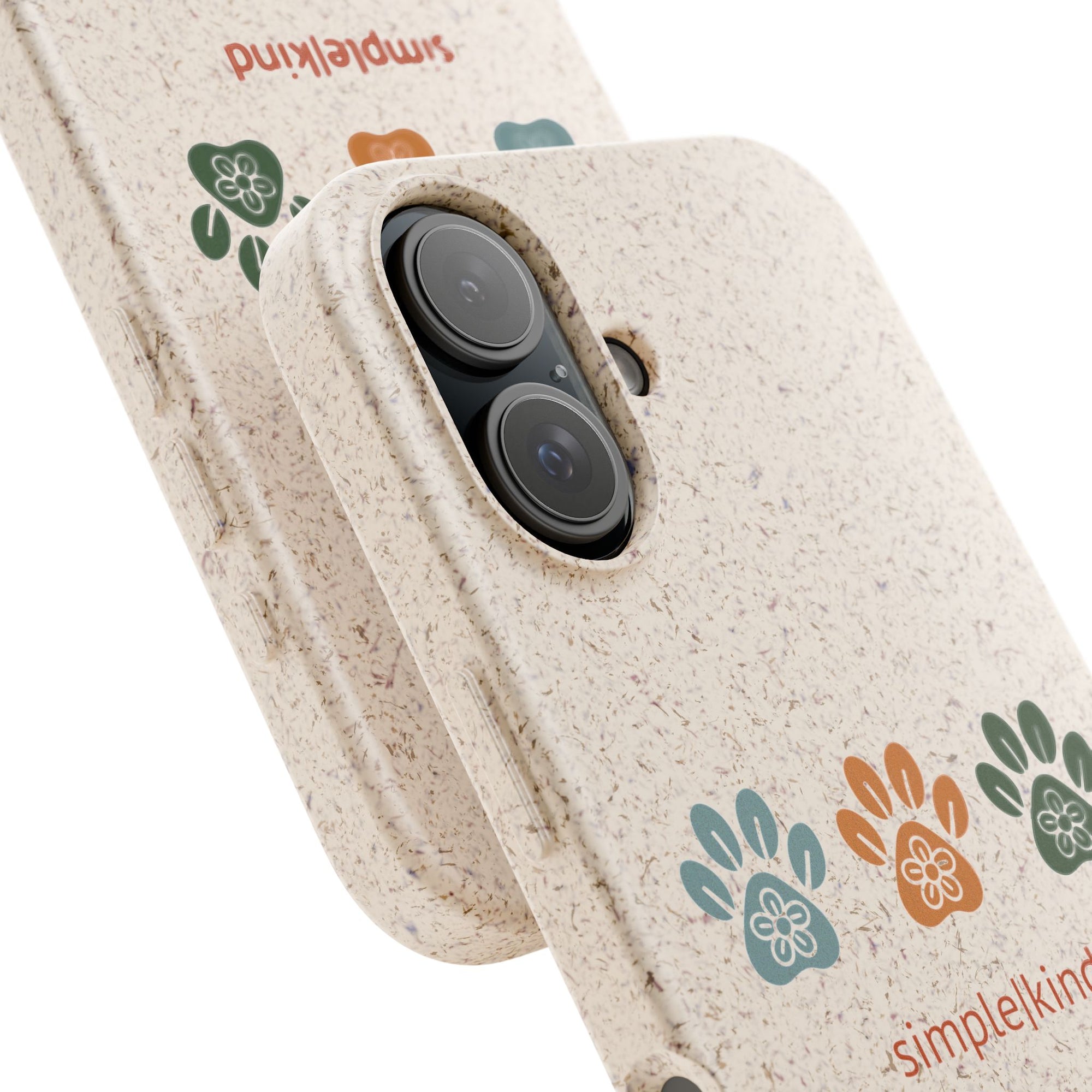 Simple Paws: Biodegradable iPhone Case