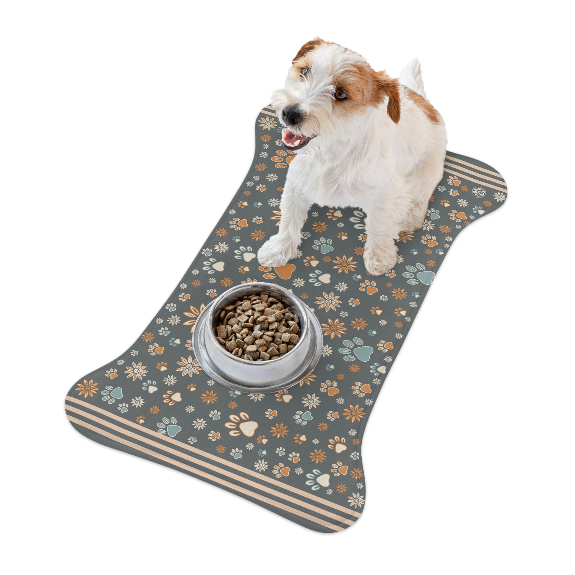 Wildbloom Walk: Fish / Bone Pet Feeding (or napping) Mat