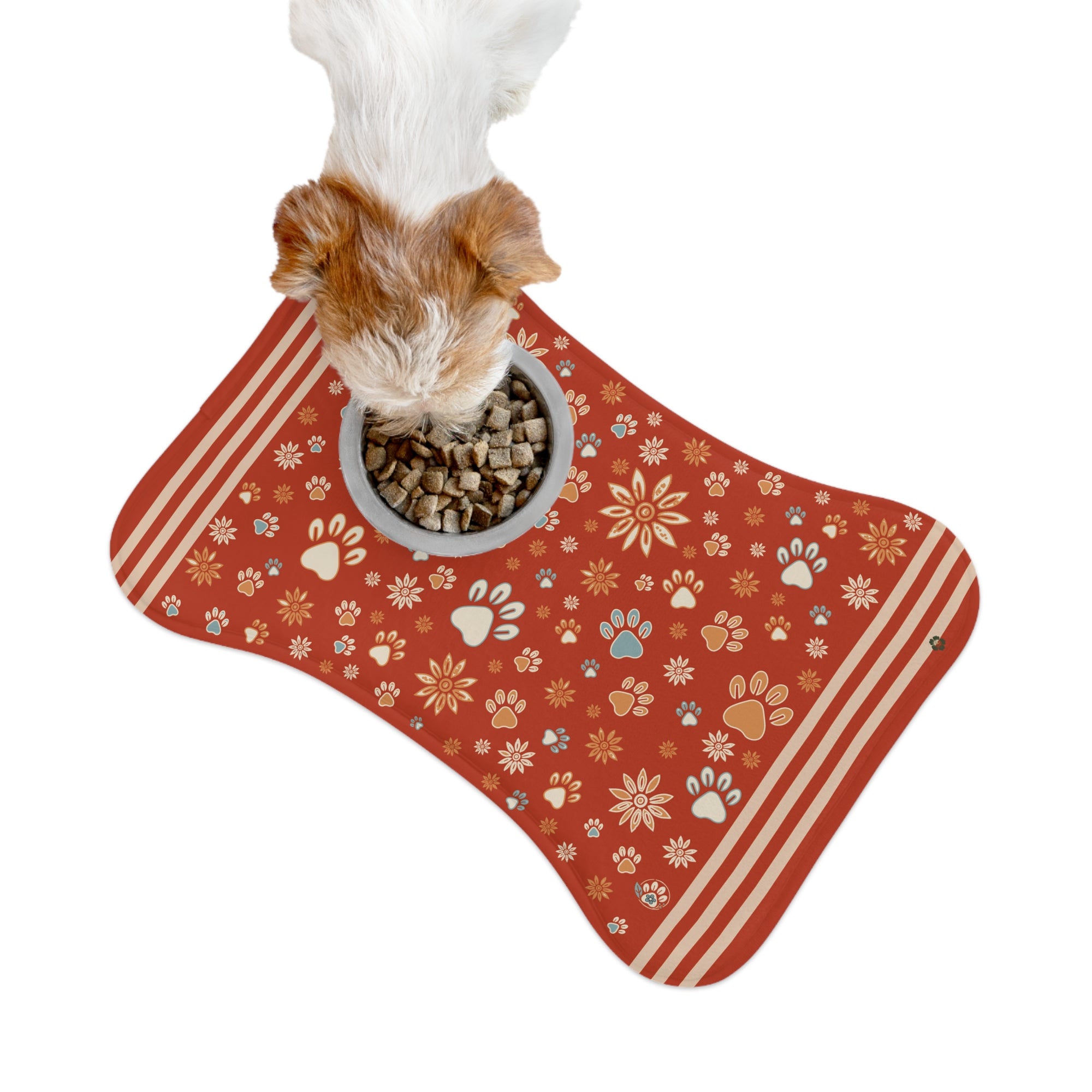 Wildbloom Walk: Fish / Bone Pet Feeding (or napping) Mat