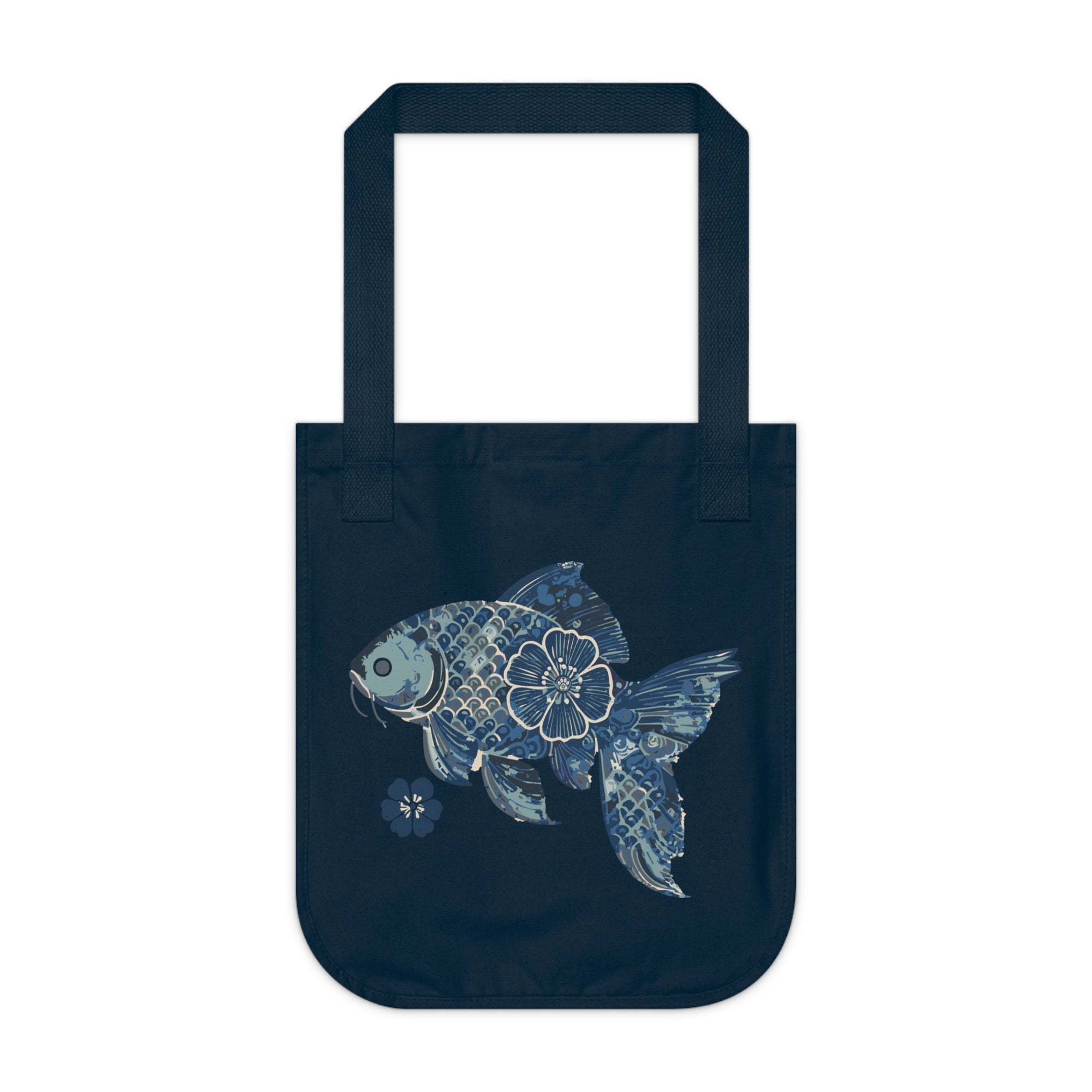 Fishionista: Organic Market Tote (Navy)