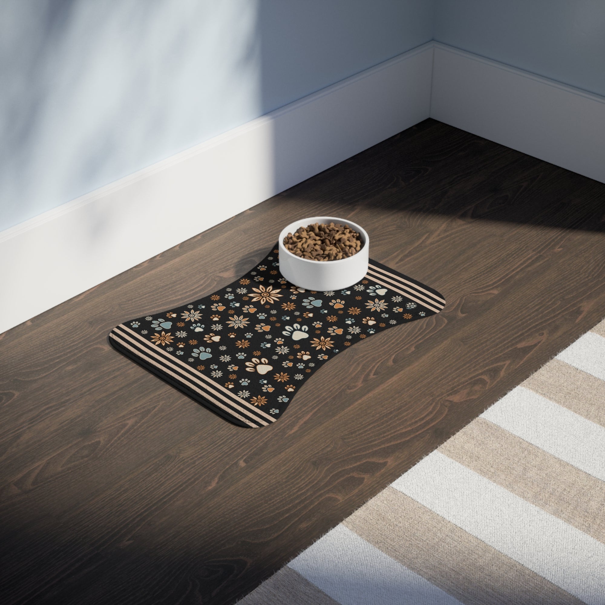 Wildbloom Walk: Fish / Bone Pet Feeding (or napping) Mat