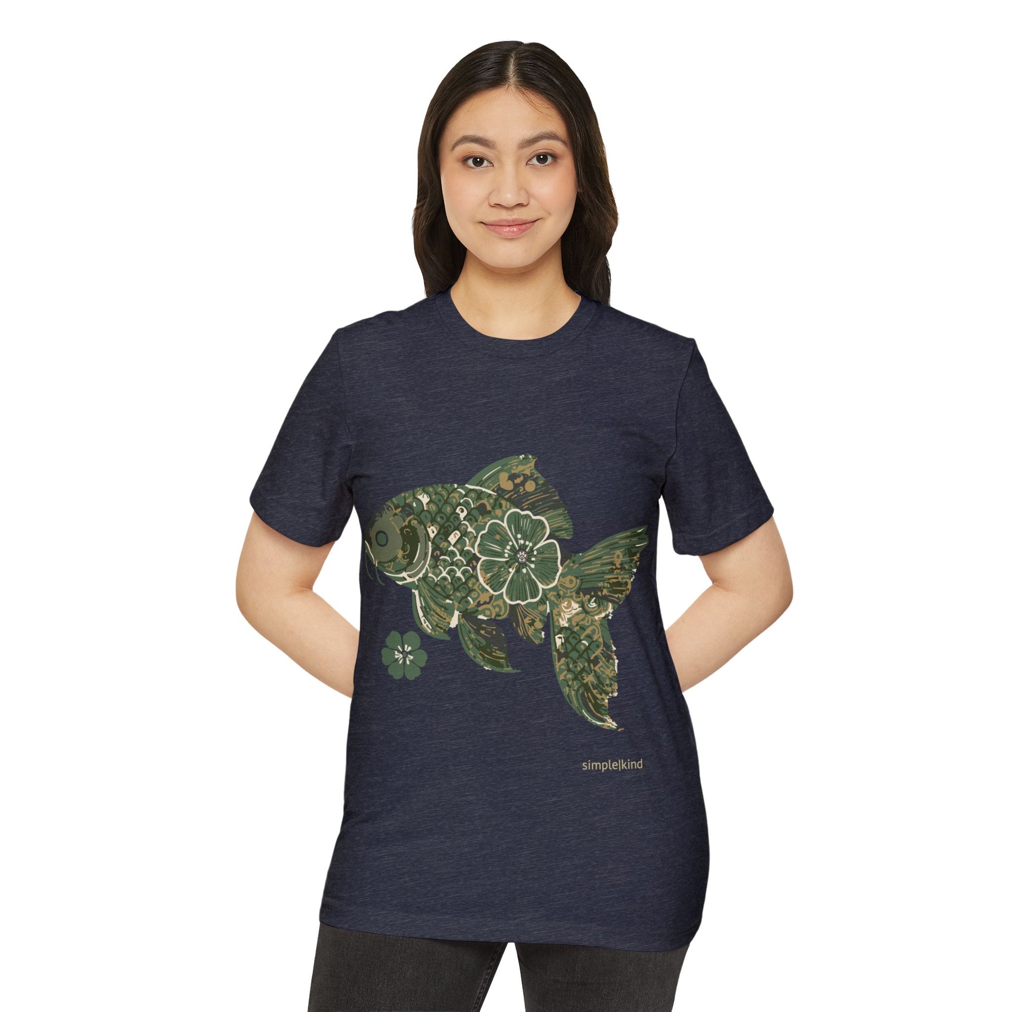 Fishionista: Organic+Recycled Unisex Eco-Tee