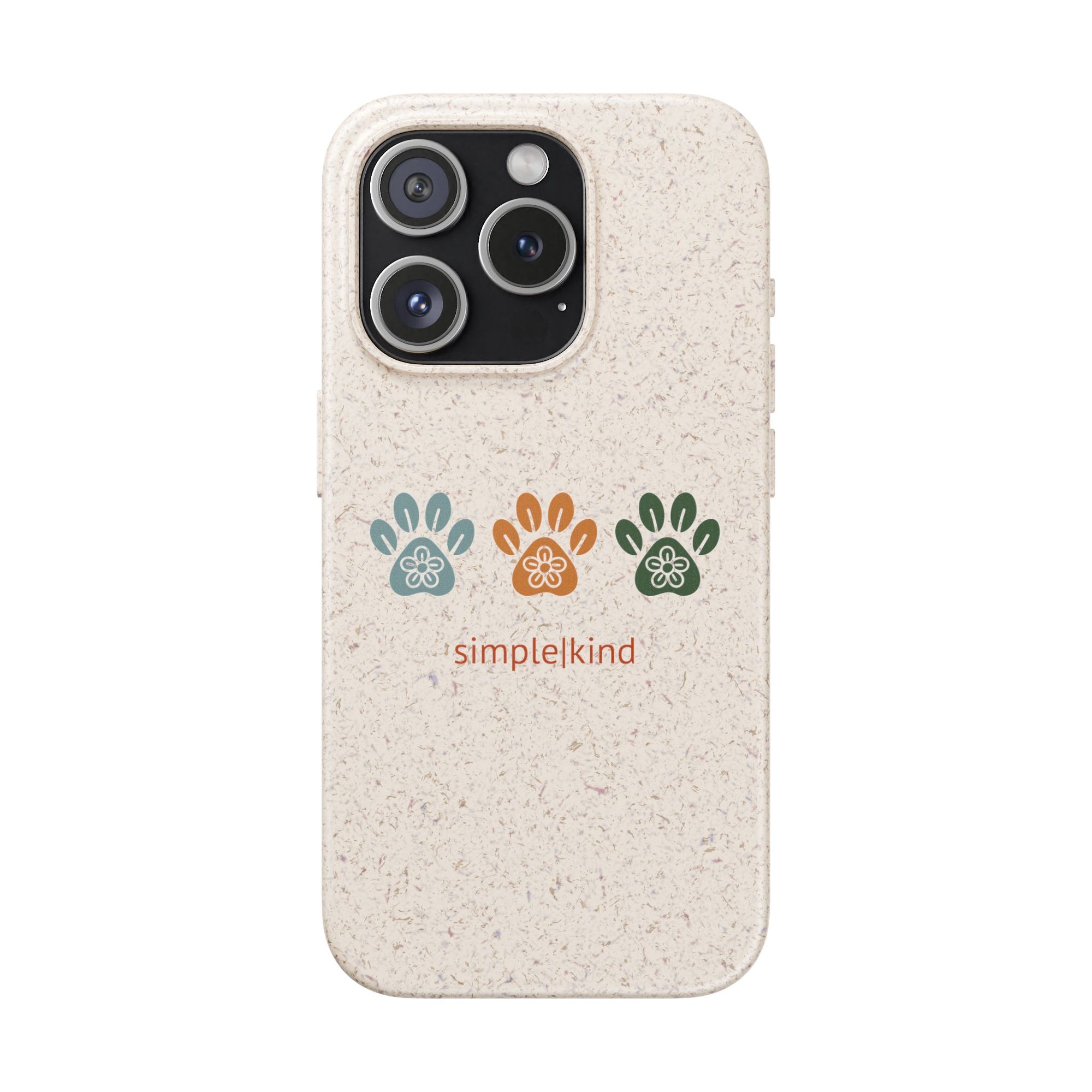 Simple Paws: Biodegradable iPhone Case