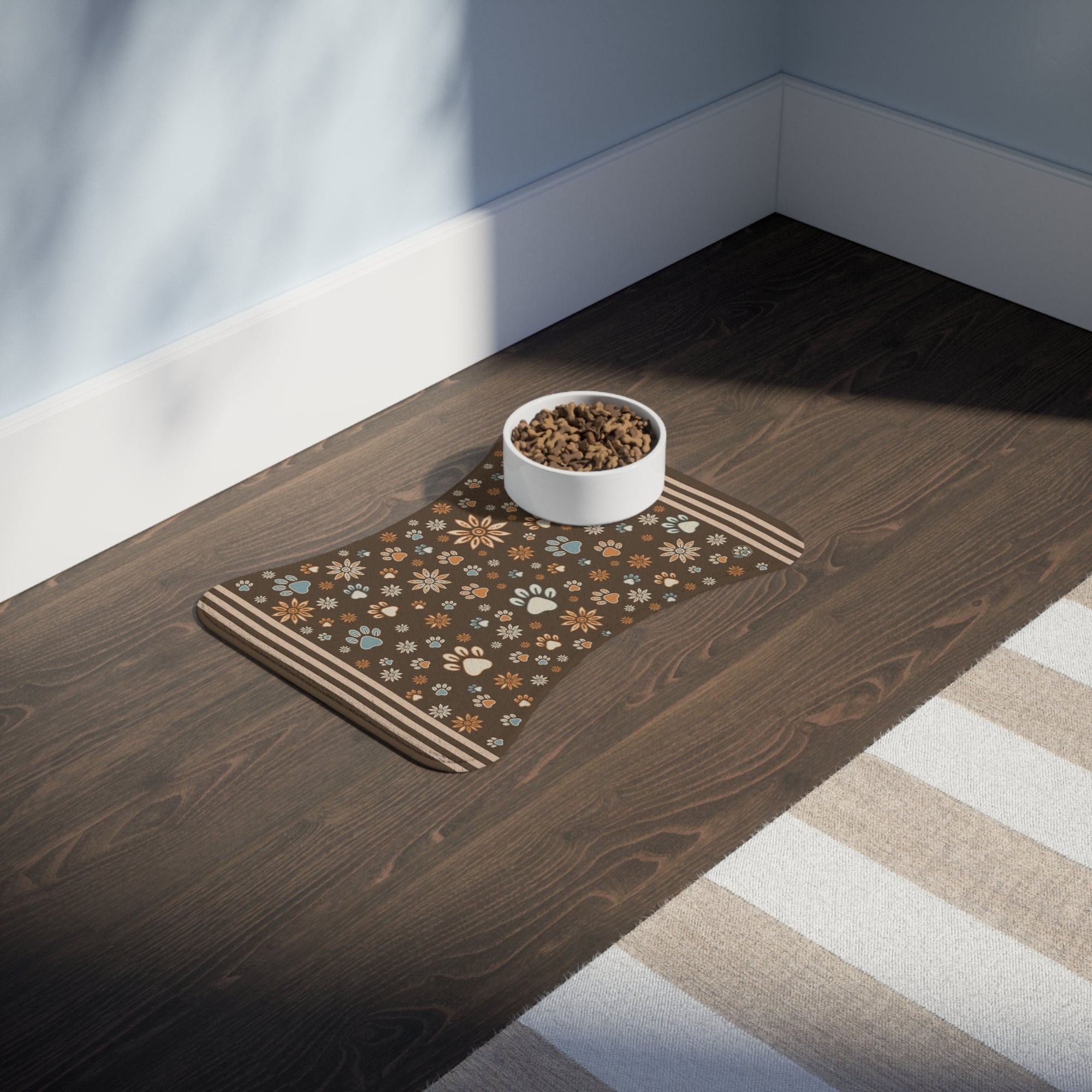 Wildbloom Walk: Fish / Bone Pet Feeding (or napping) Mat