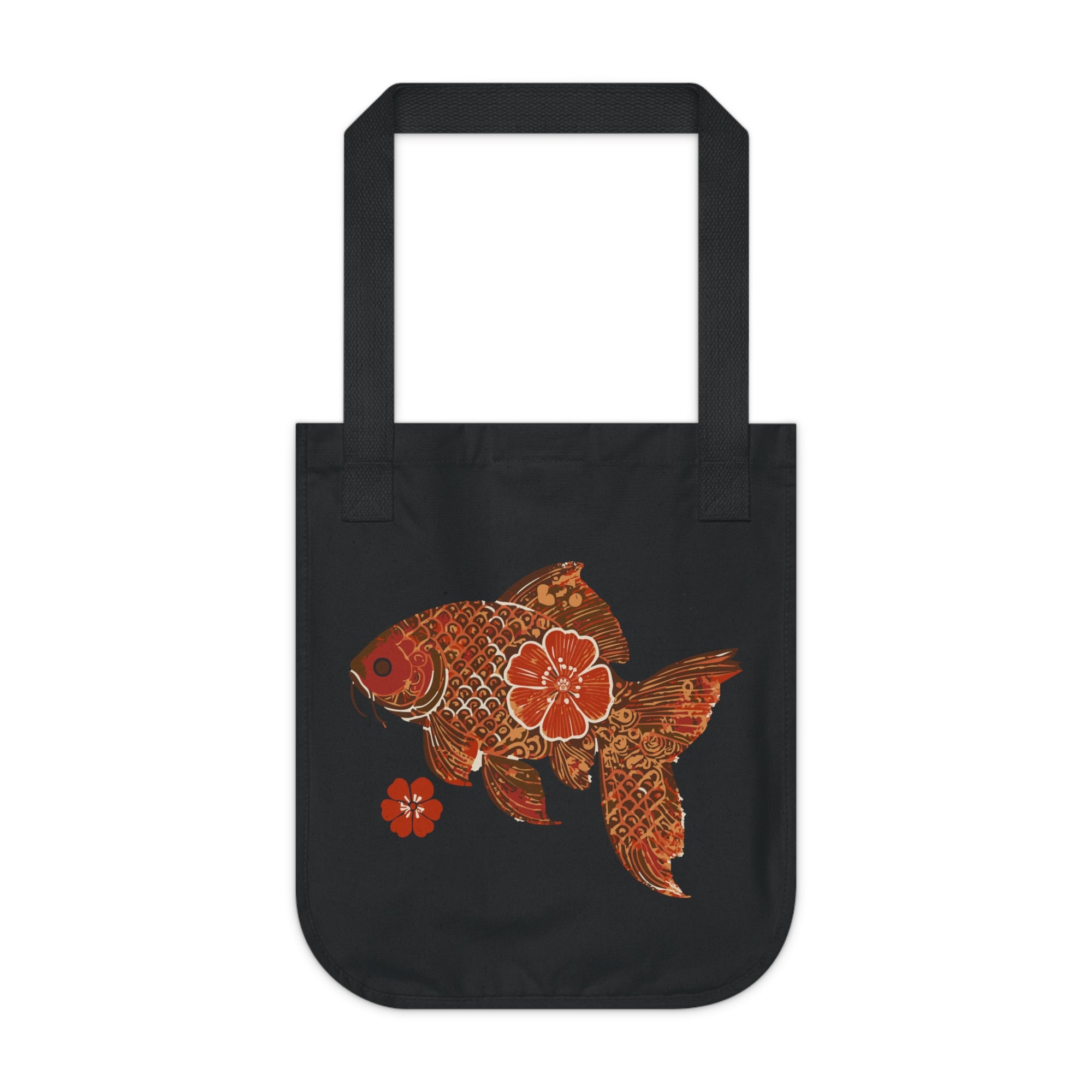 Fishionista: Organic Market Tote (Black)