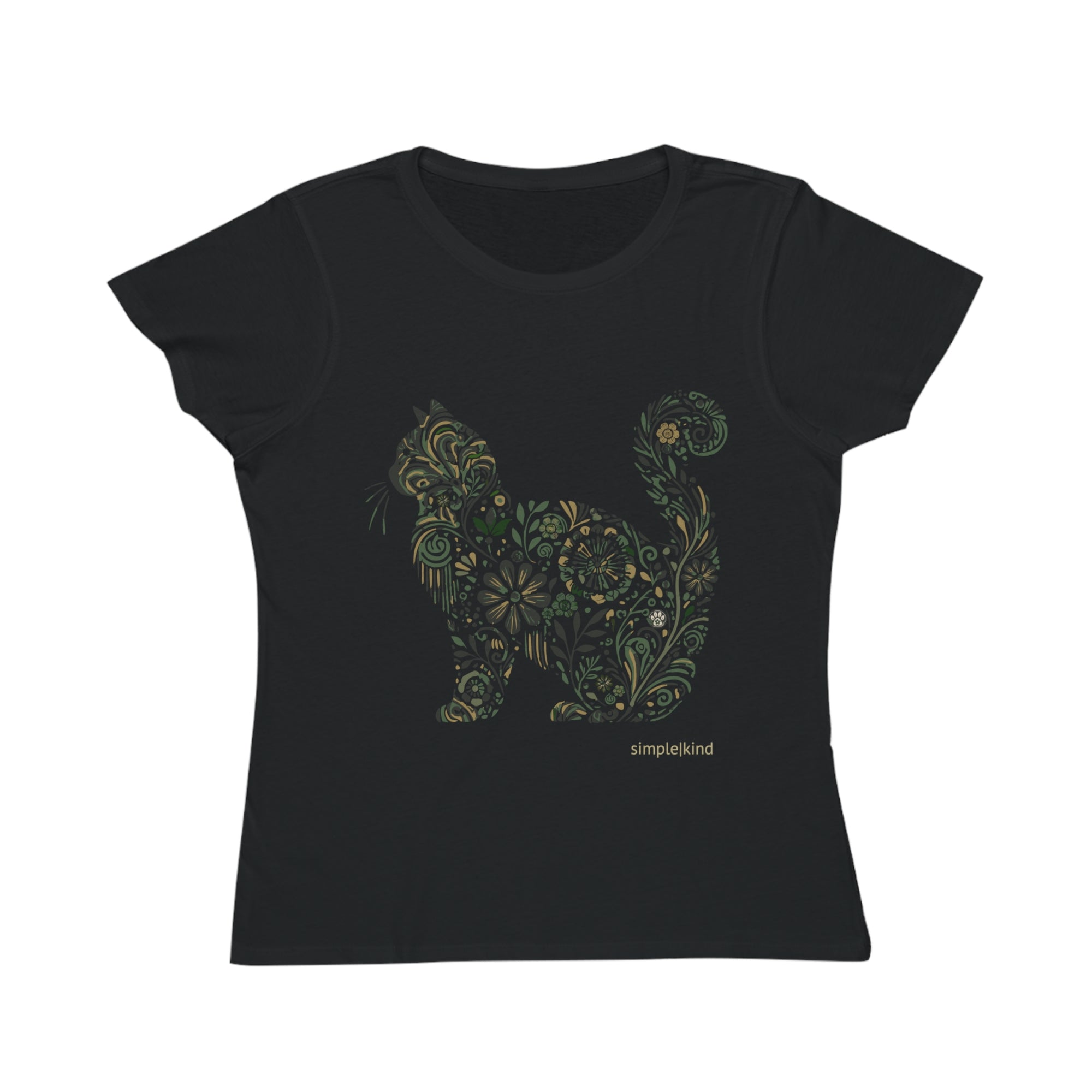 Catflix &amp; Chill: Organic Cotton Women&#39;s Tee