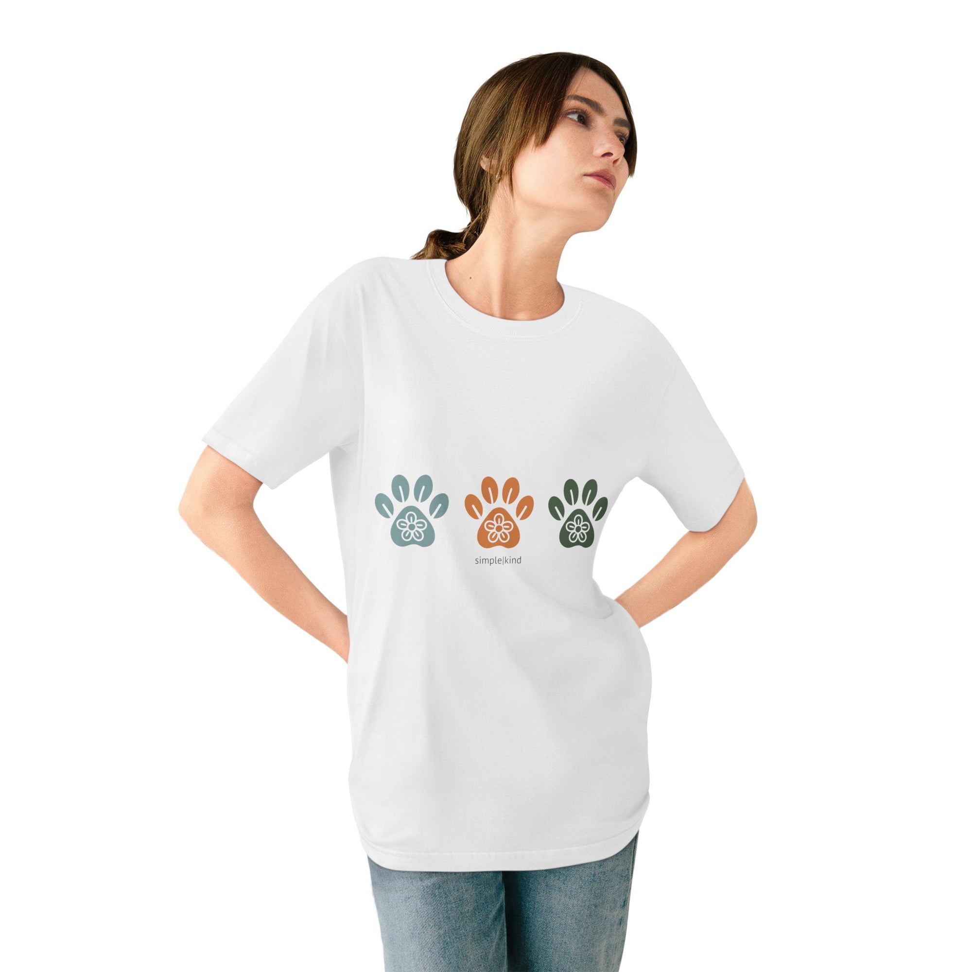 Simple Paws: Organic Cotton Unisex Tee