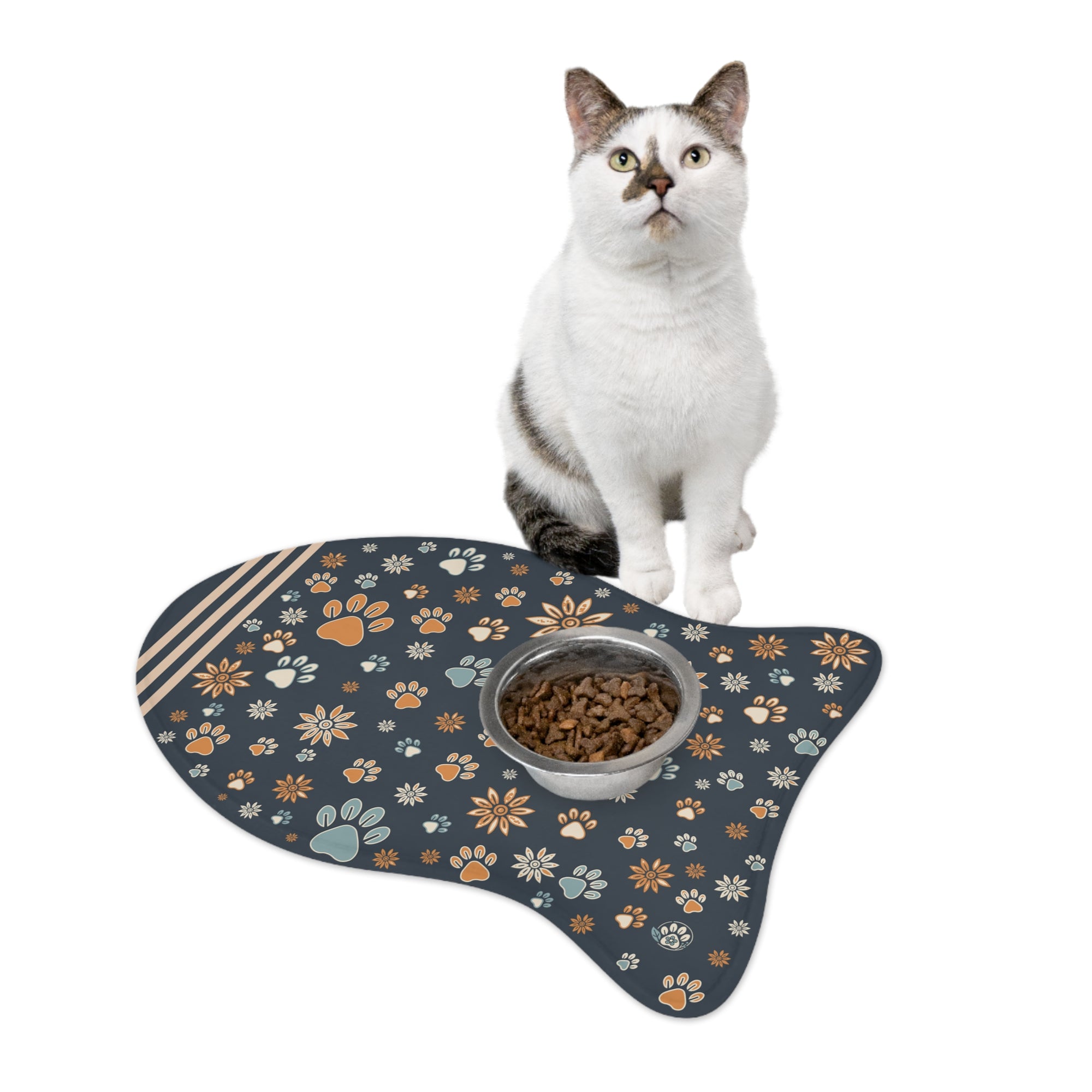 Wildbloom Walk: Fish / Bone Pet Feeding (or napping) Mat
