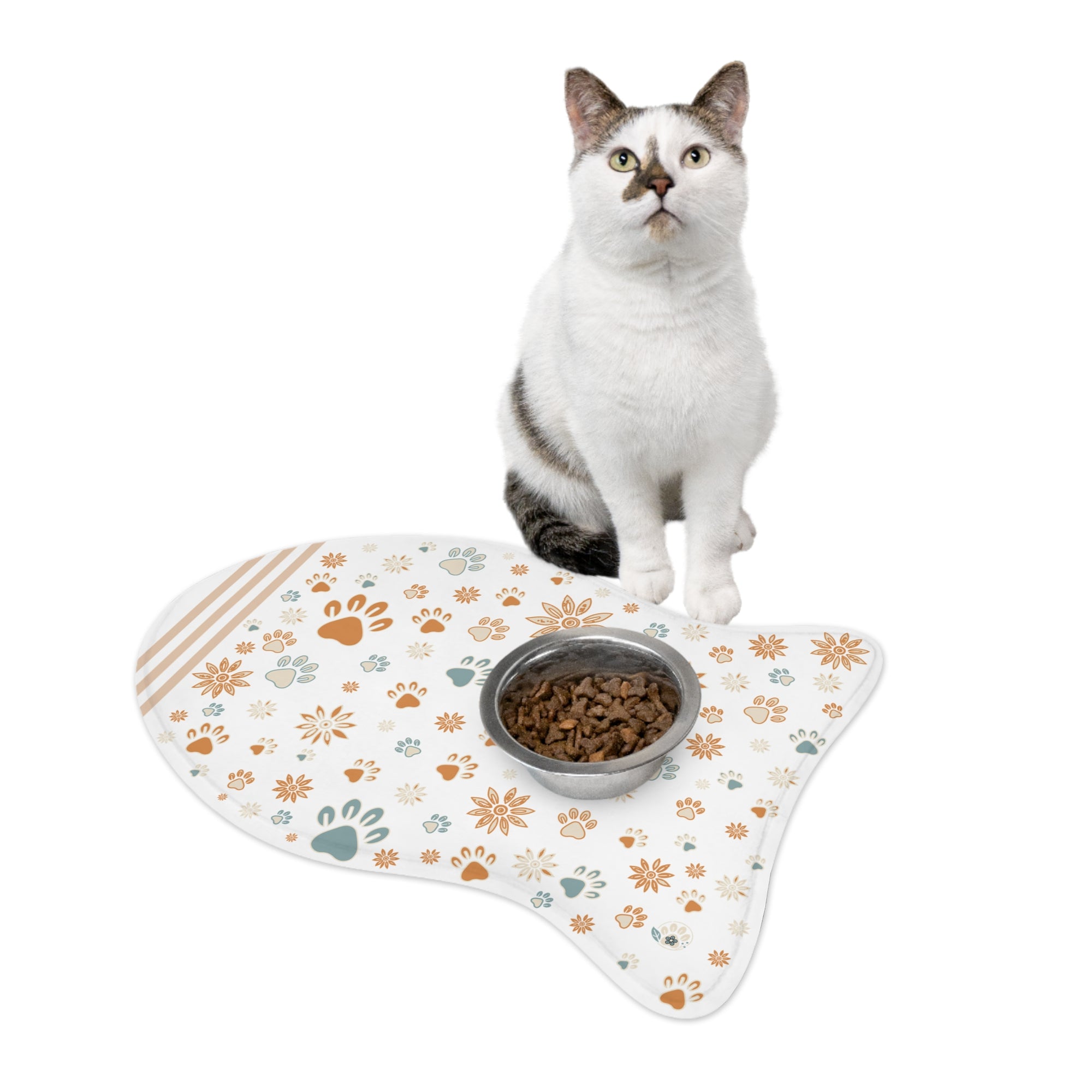 Wildbloom Walk: Fish / Bone Pet Feeding (or napping) Mat
